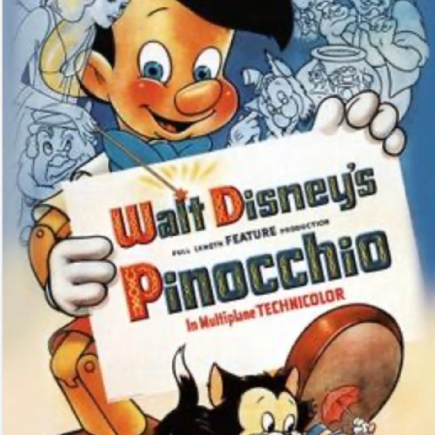 Pinocchio is a 1940 American animated musical fantasy film produced by Walt Disney episode artwork
