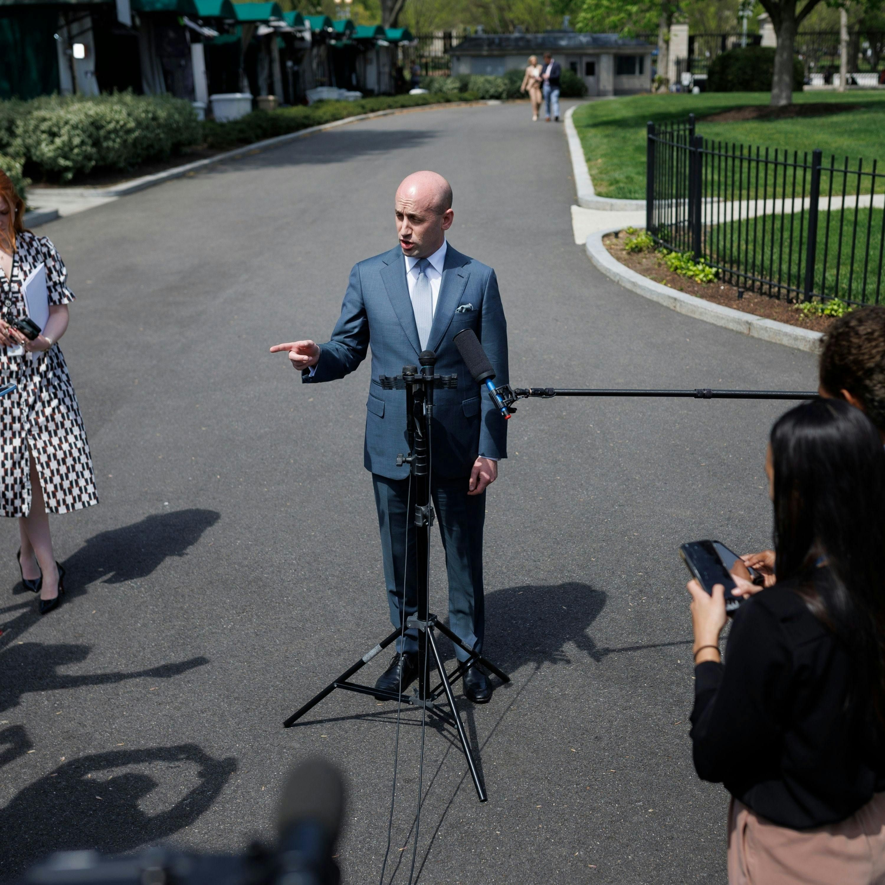 Stephen Miller Wants Reparations—For America?