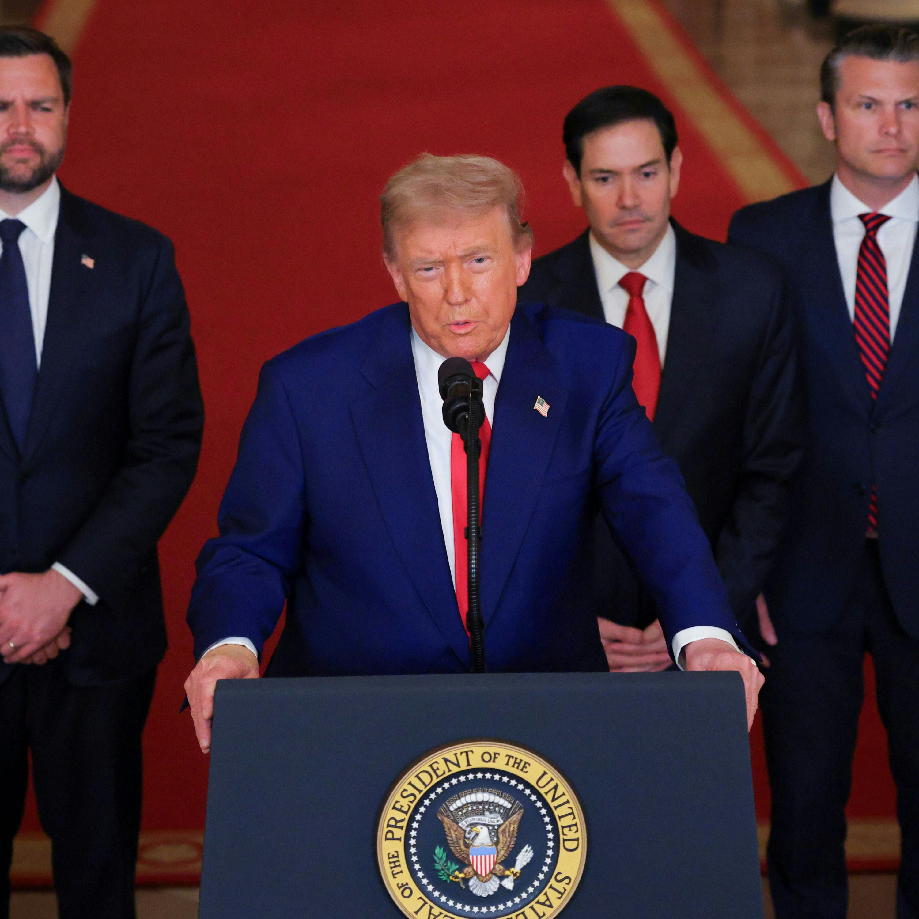 Trump Hints at Regime Change After Iran Strikes