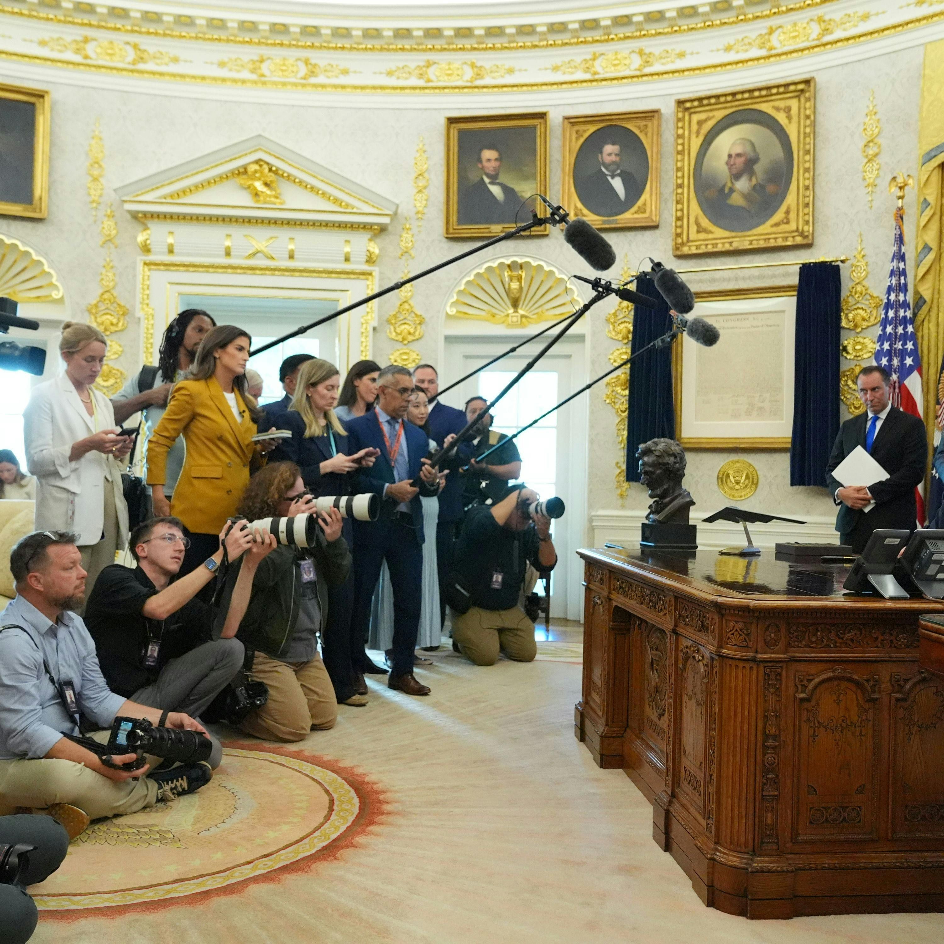 President Trump Defends Permanent Job Cuts During the Shutdown