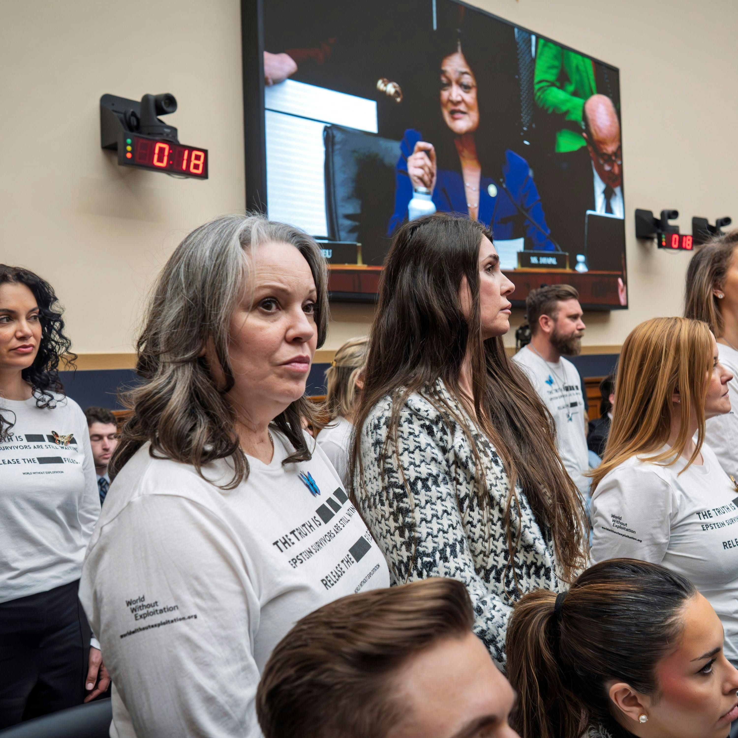 Jayapal Stands With Survivors Ahead of Bondi Hearing