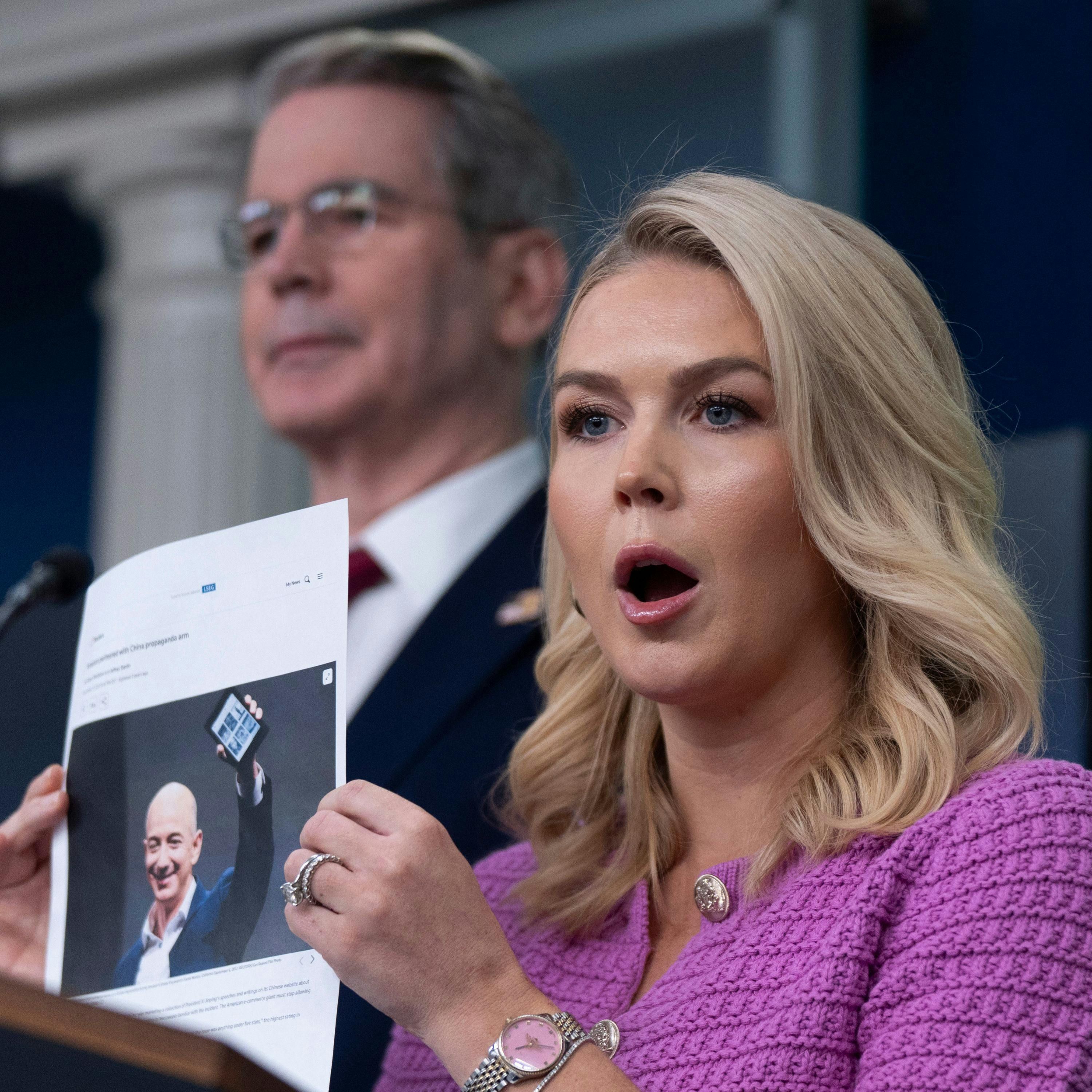 Tariff Tag Team: Trump Slams Amazon, Then Praises Bezos After Pricing Panic