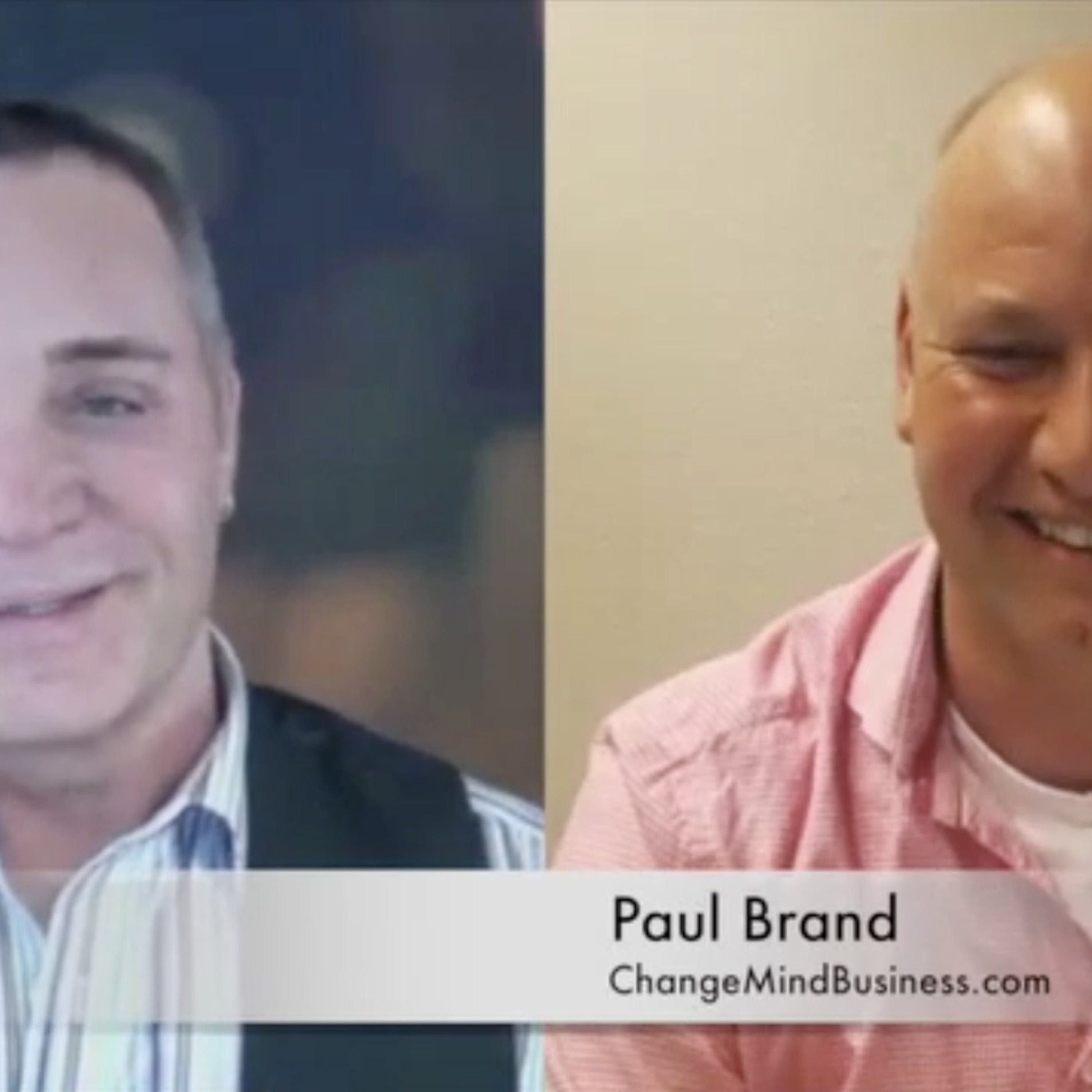 Paul Brand author of "Change Your Mind, Change Your Business" on .@TheDovBaron's #Leadership and Loyalty Show