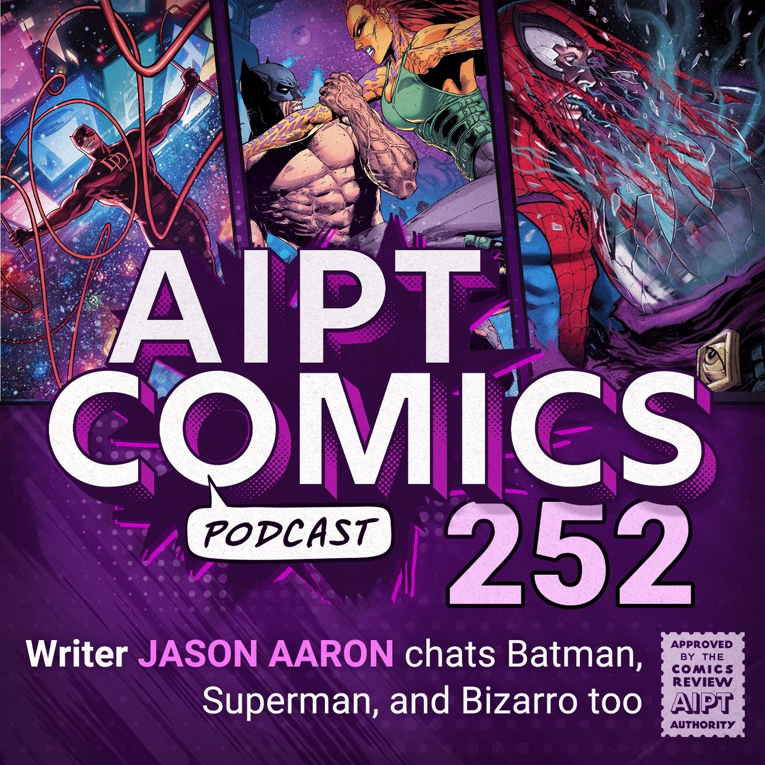 Jason Aaron chats Batman, Superman, and Bizarro too