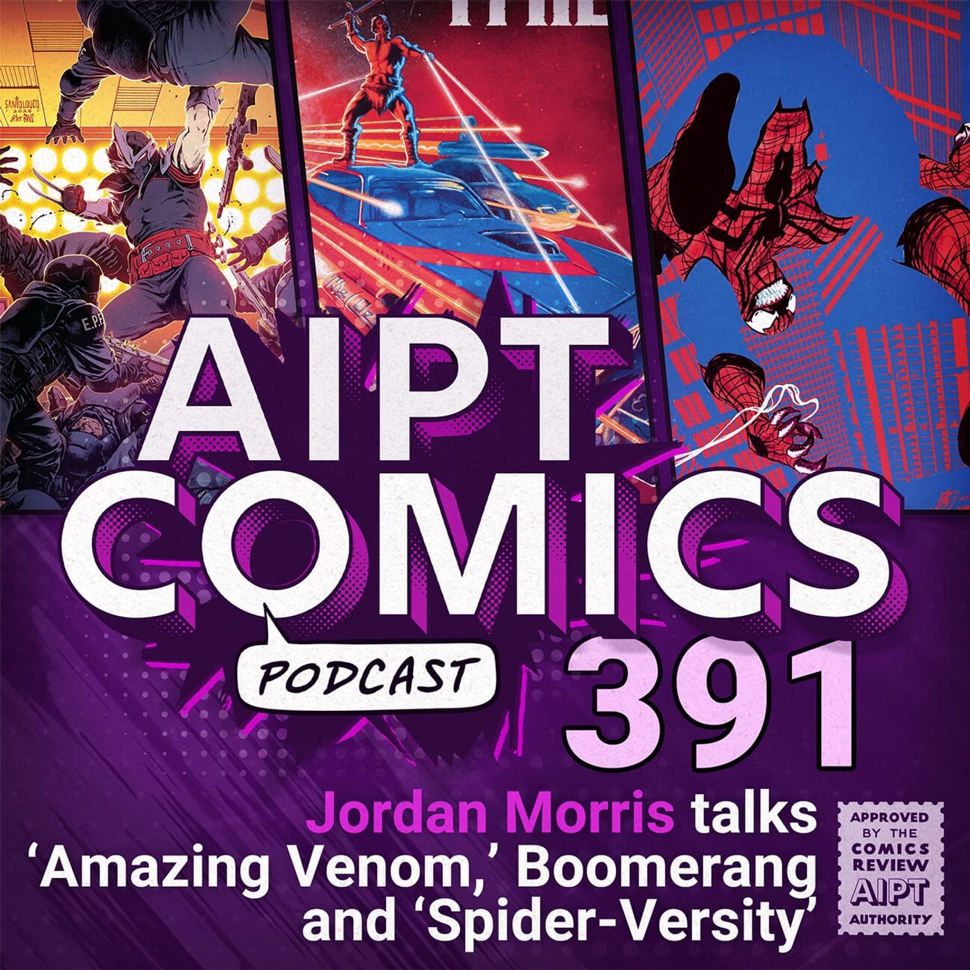 Jordan Morris talks ‘Amazing Venom,’ Boomerang and ‘Spider-Versity’ episode artwork