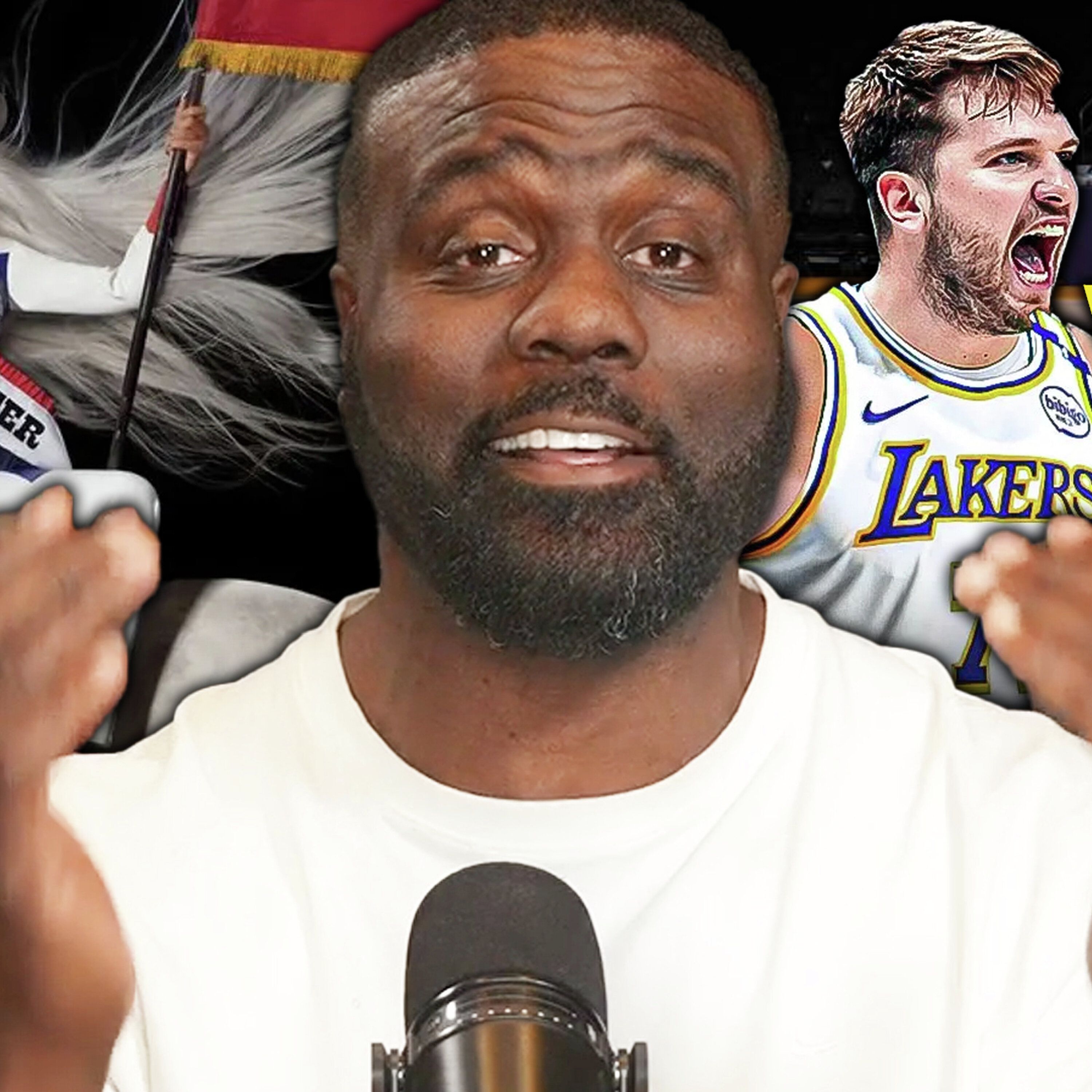 Luka Doncic Traded, Beyonce + Kendrick Grammys, Myles Garrett - episode artwork