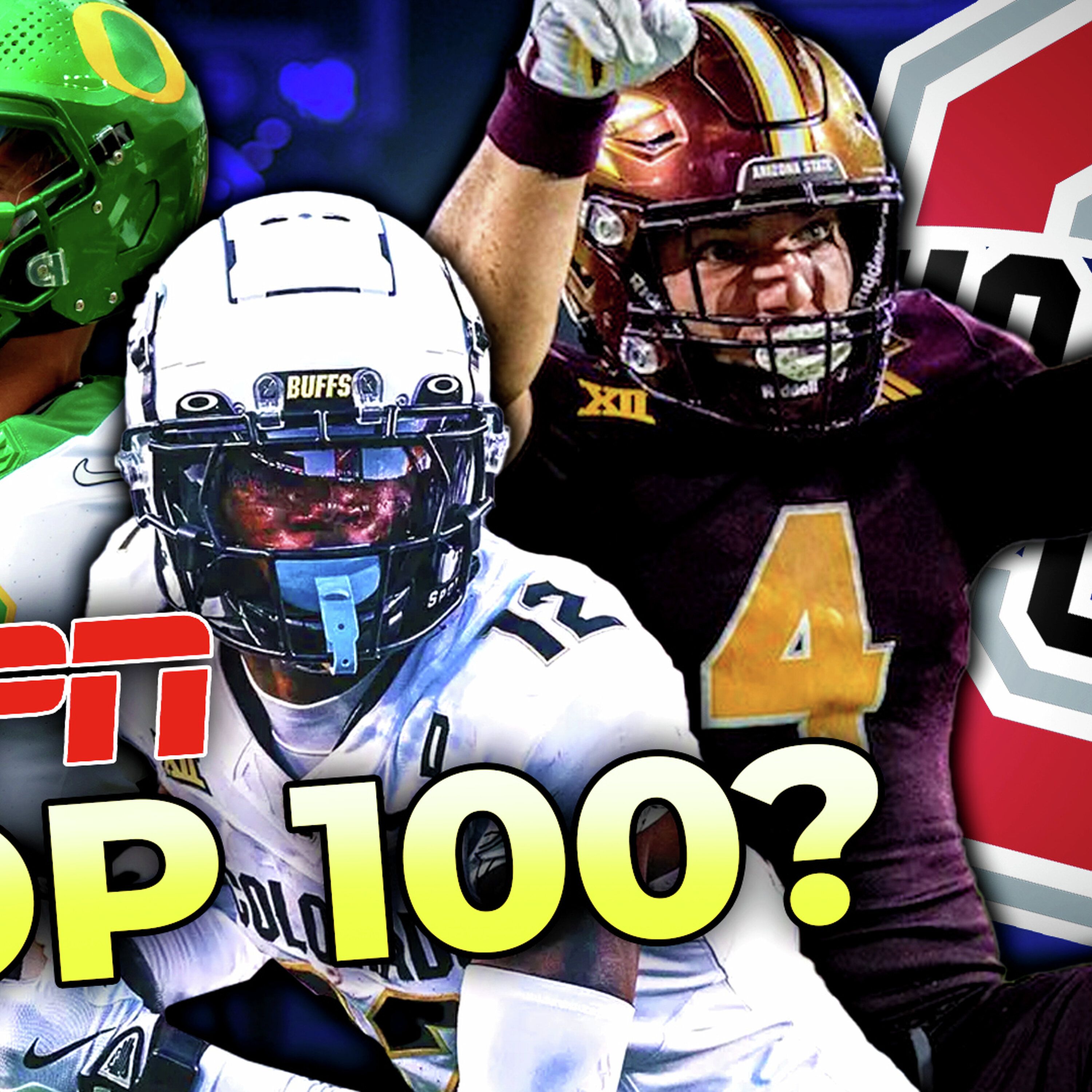 ESPN Top 100 Reaction, Ohio State vs Knowles, CFB Regular Season episode artwork
