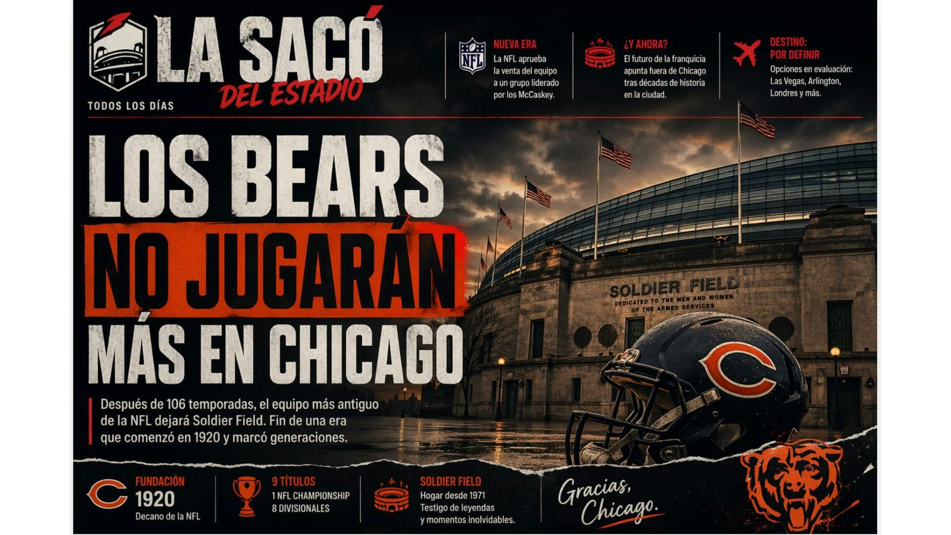 Portada de La Sacó del Estadio