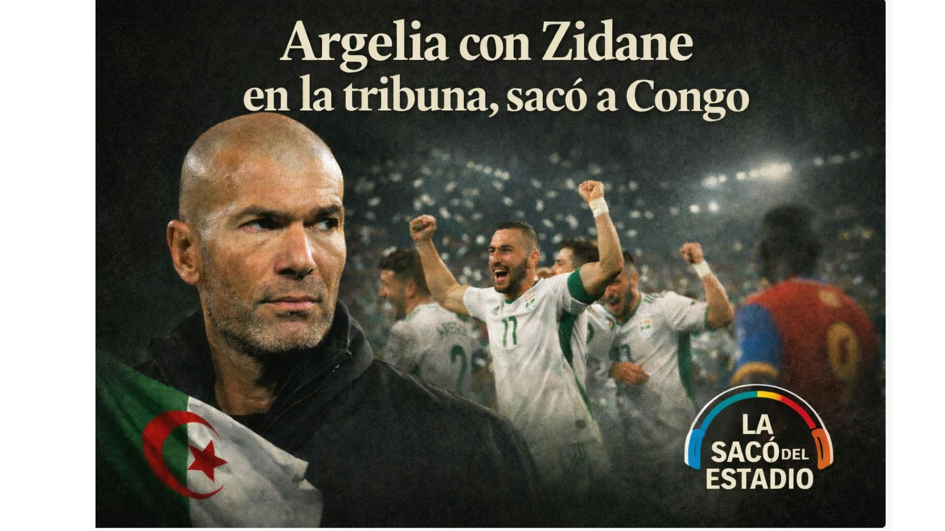 Portada de La Sacó del Estadio