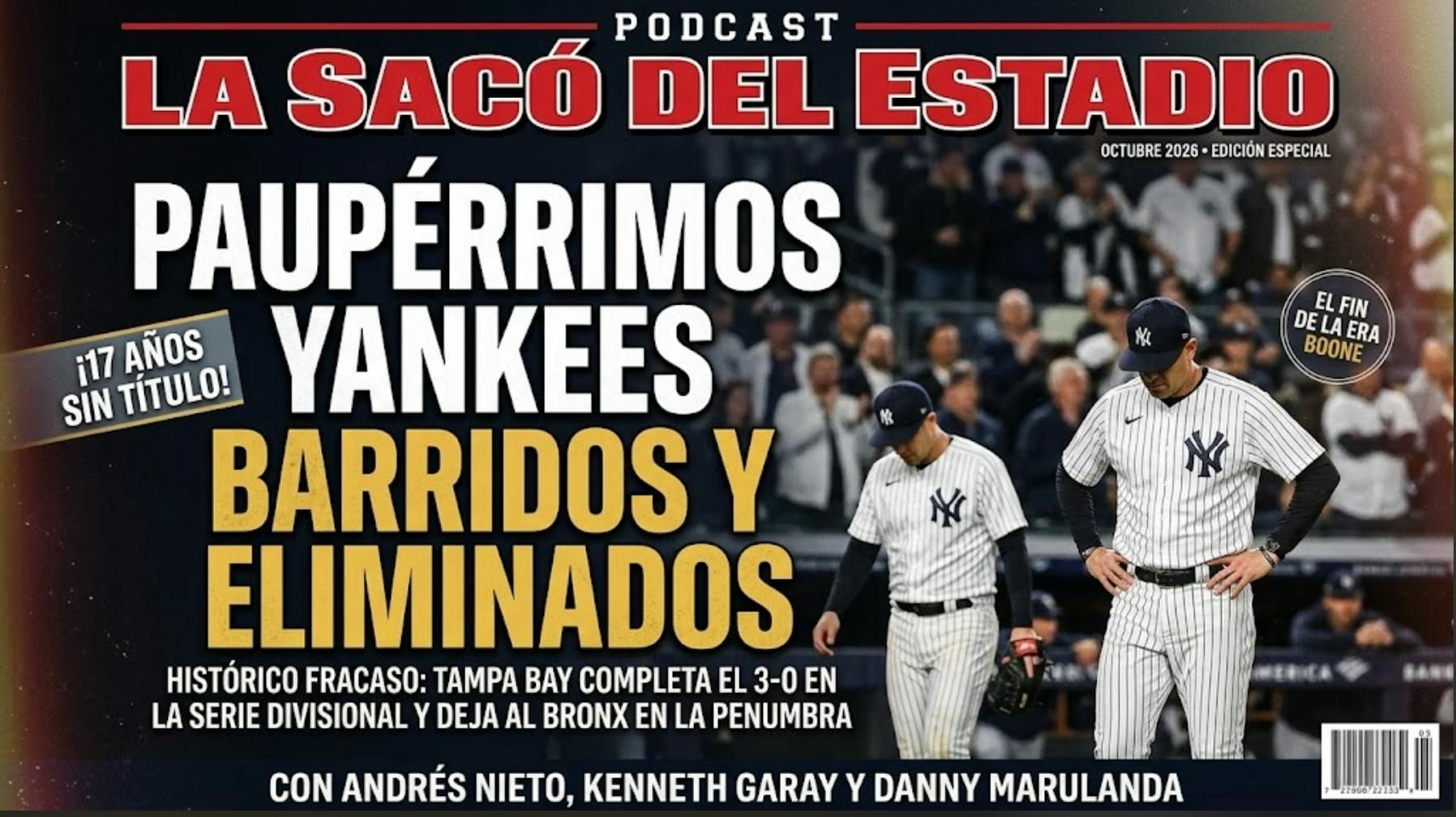 Portada de La Sacó del Estadio