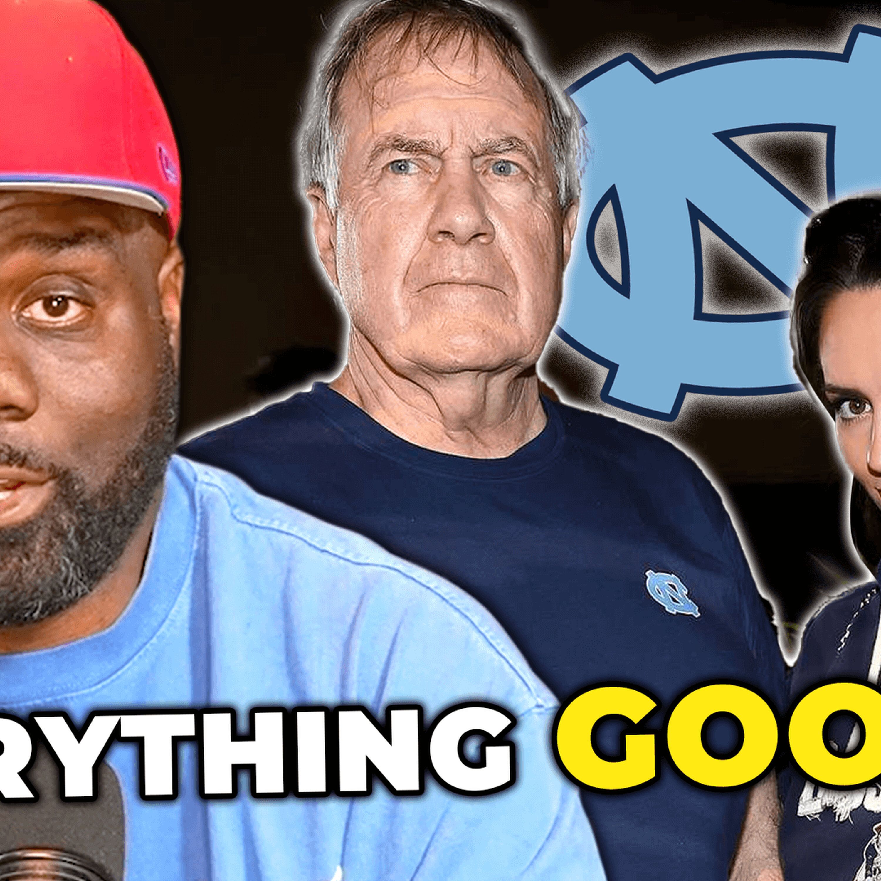 Bill Belichick & Jordon Hudson At UNC: What's Going On? episode artwork