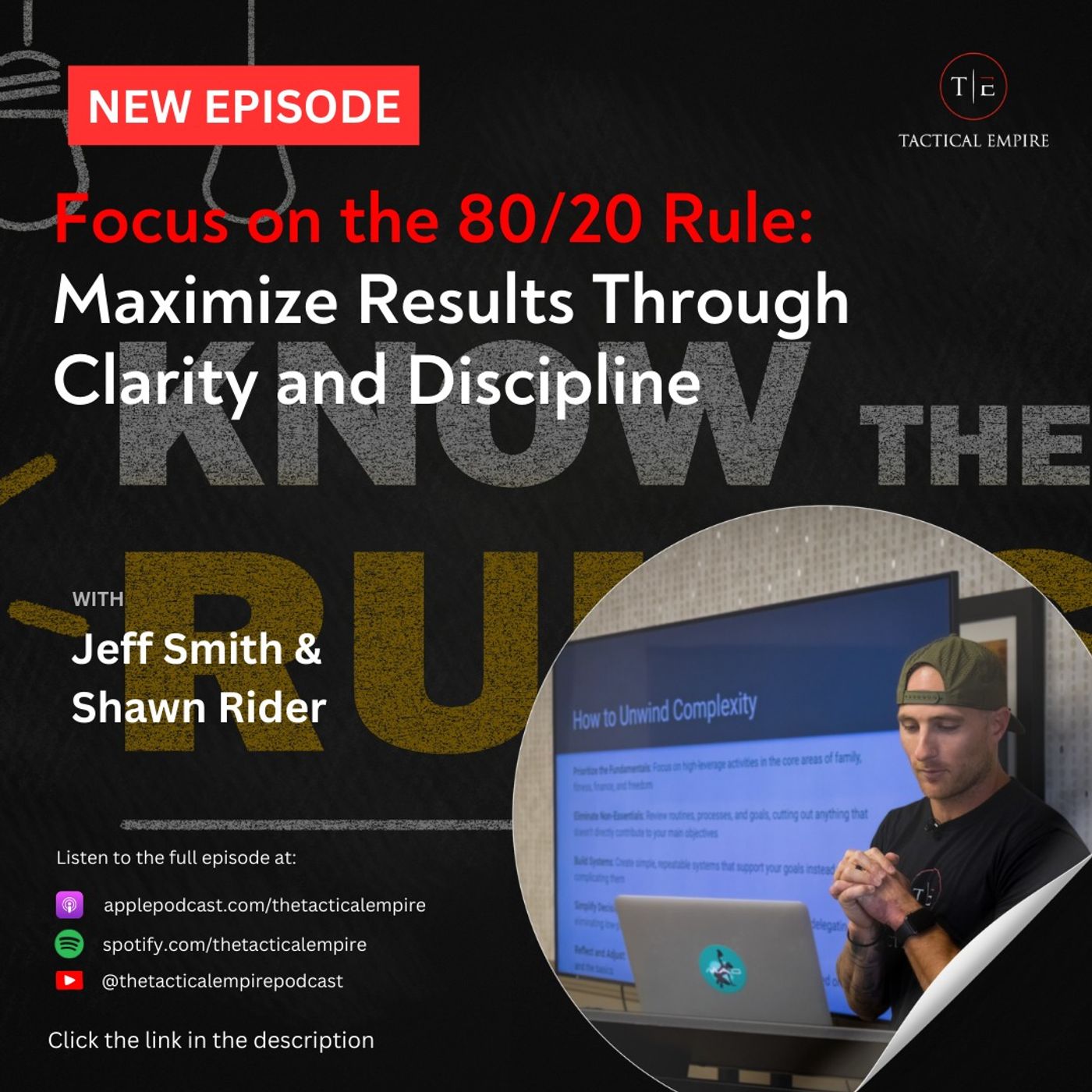 Focus on the 80/20 Rule: Maximize Results Through Clarity and Discipline episode artwork