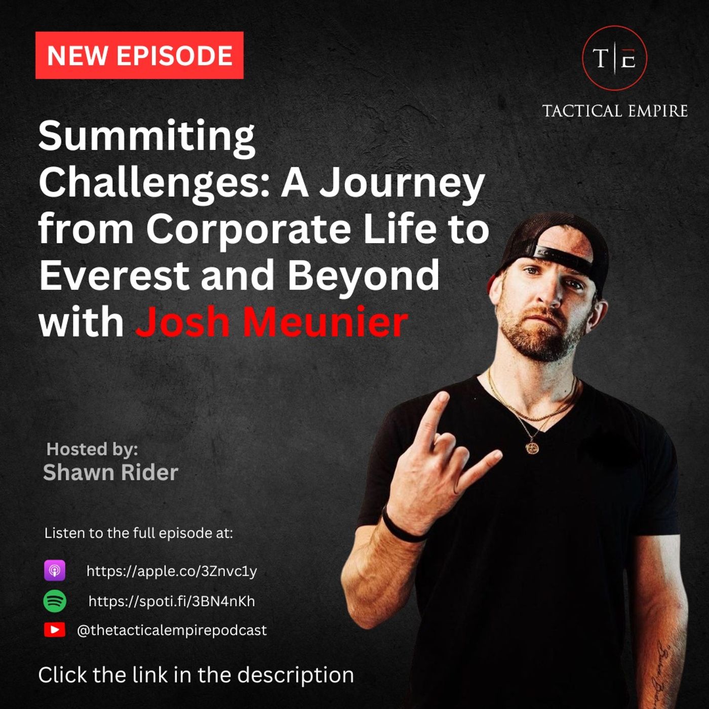 Summiting Challenges: A Journey from Corporate Life to Everest and Beyond with Josh Meunier episode artwork