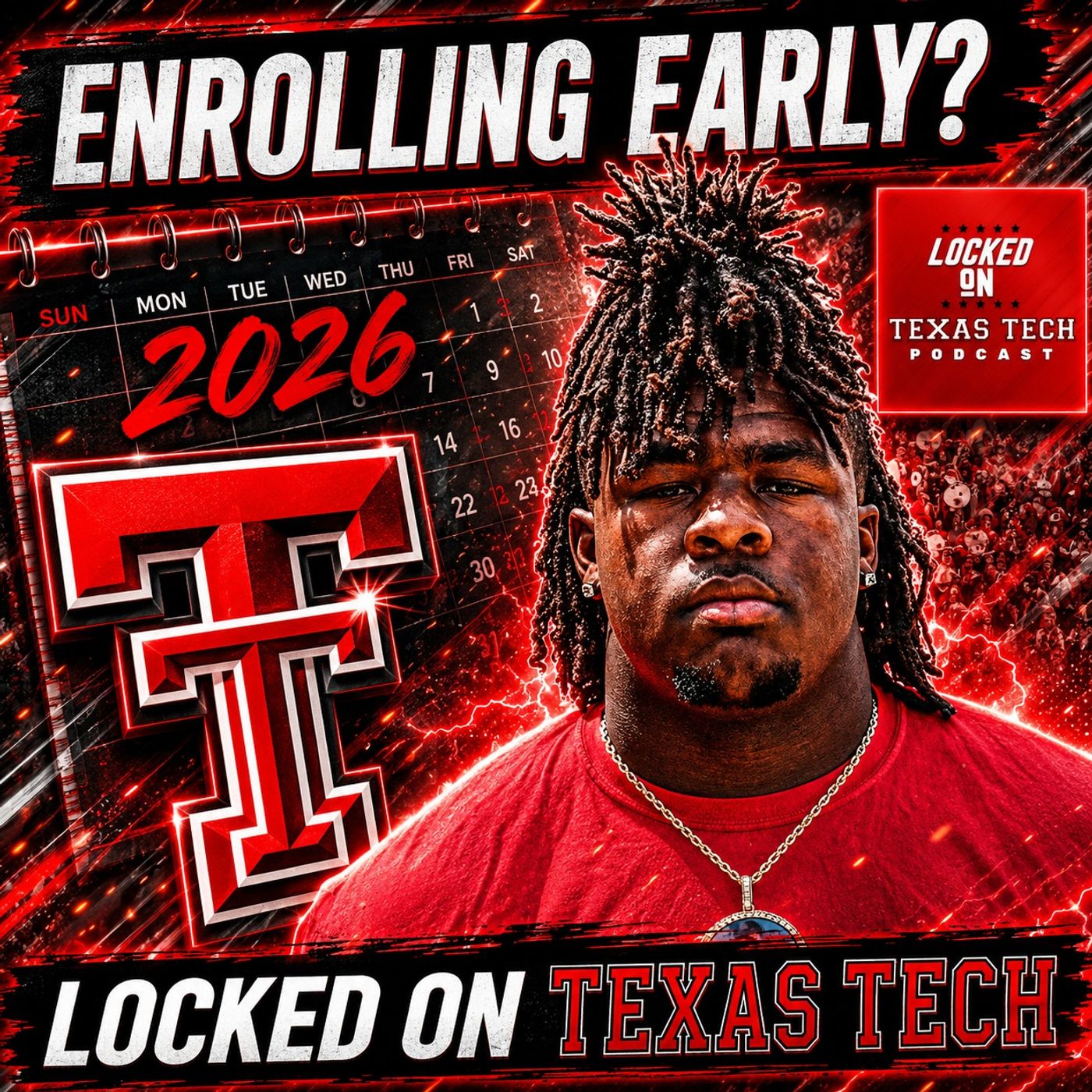 Jalen Brewster WORKING on an EARLY MOVE to Lubbock? | LaDamion Guyton LATEST | Locked On Texas Tech episode artwork