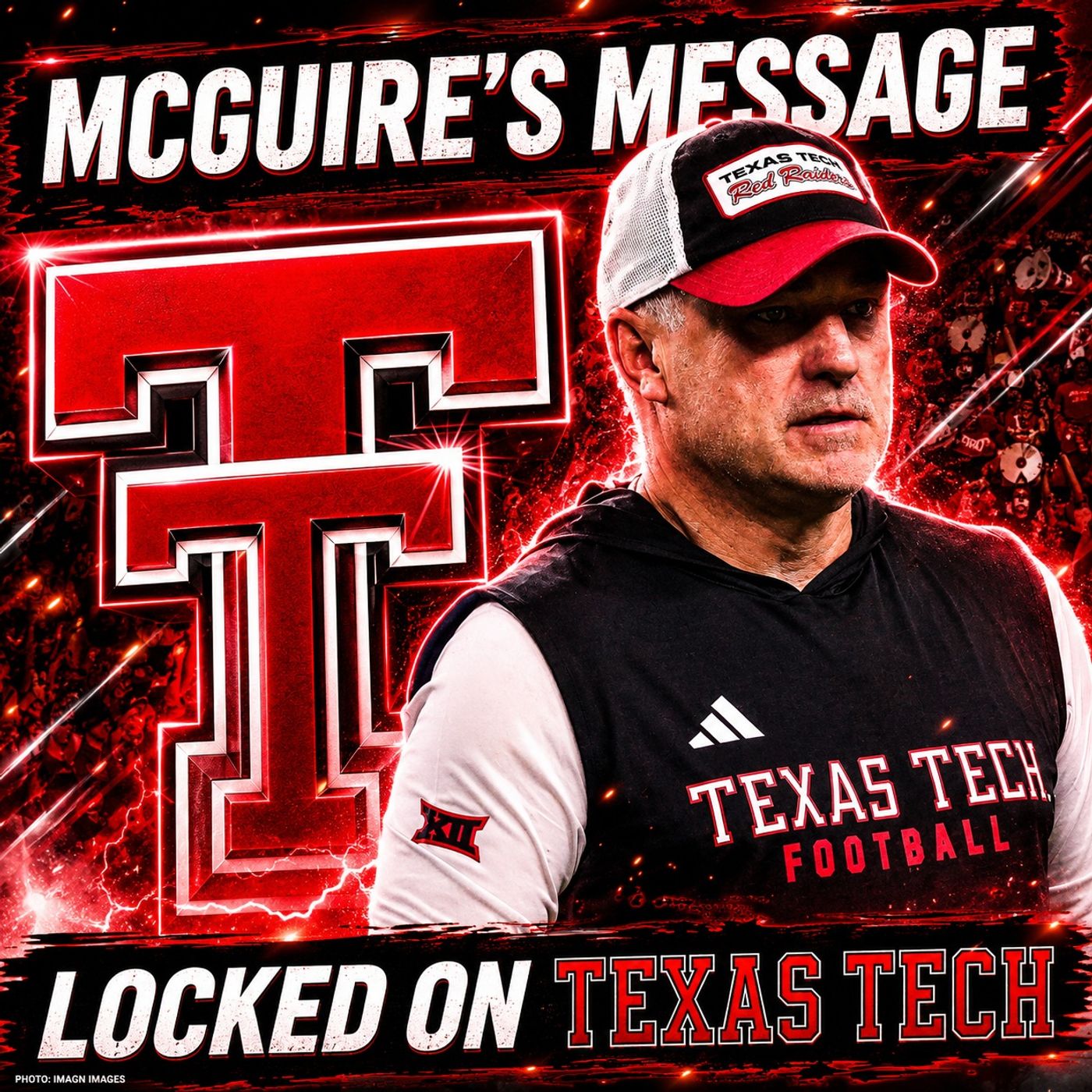 Joey McGuire's message, MORE MASS, and homegrown HEAVY HITTERS | Locked On Texas Tech Podcast episode artwork