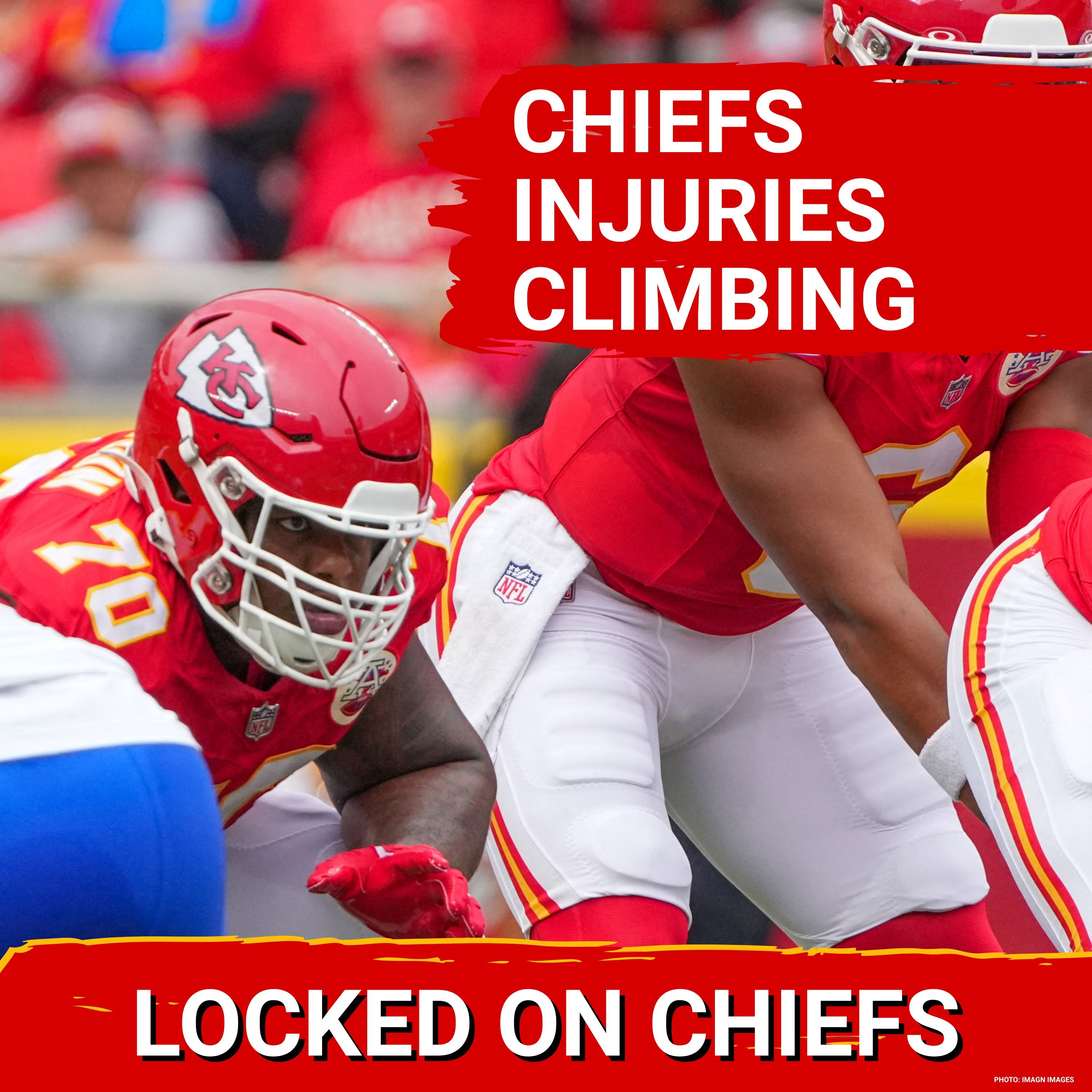Chiefs OFFENSIVE LINE crisis hits ahead of Tampa Bay CLASH episode artwork