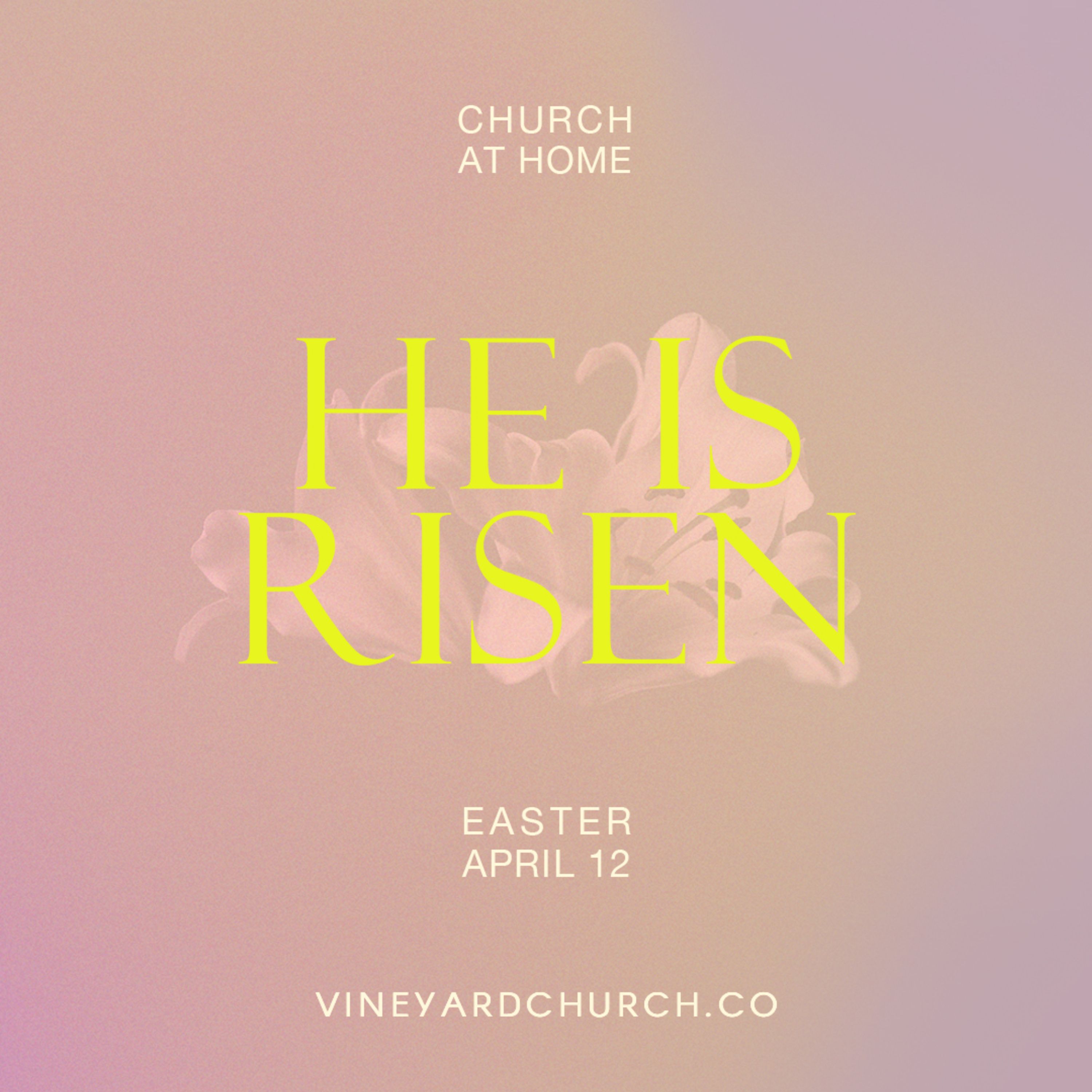 Easter Sunday at Vineyard episode artwork