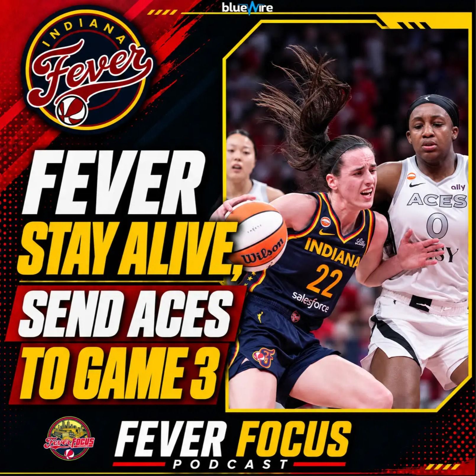 Caitlin Clark Has Superstar Performance in Fever's Game 2 Victory Over the Aces!