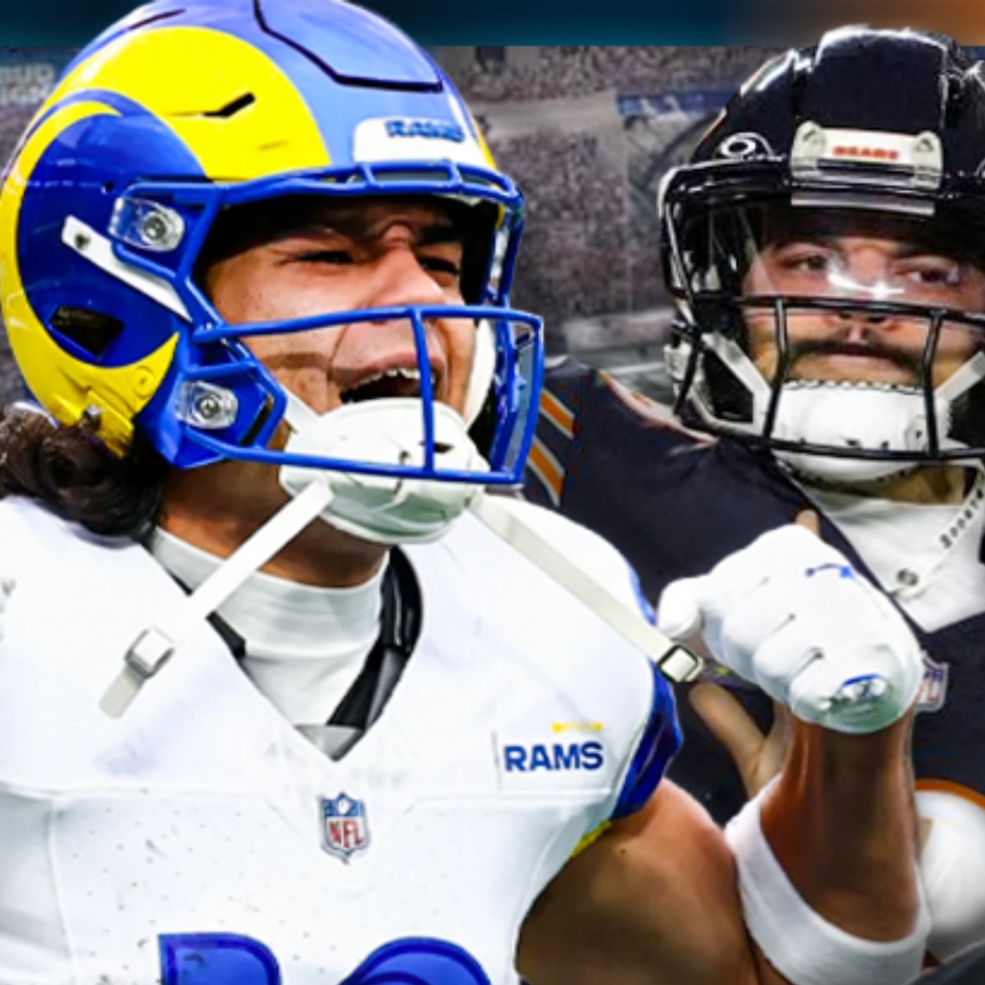 REACTION: Rams Defeat Bears' Caleb Williams + Patriots Advance Past Texans | 49ers Season Over