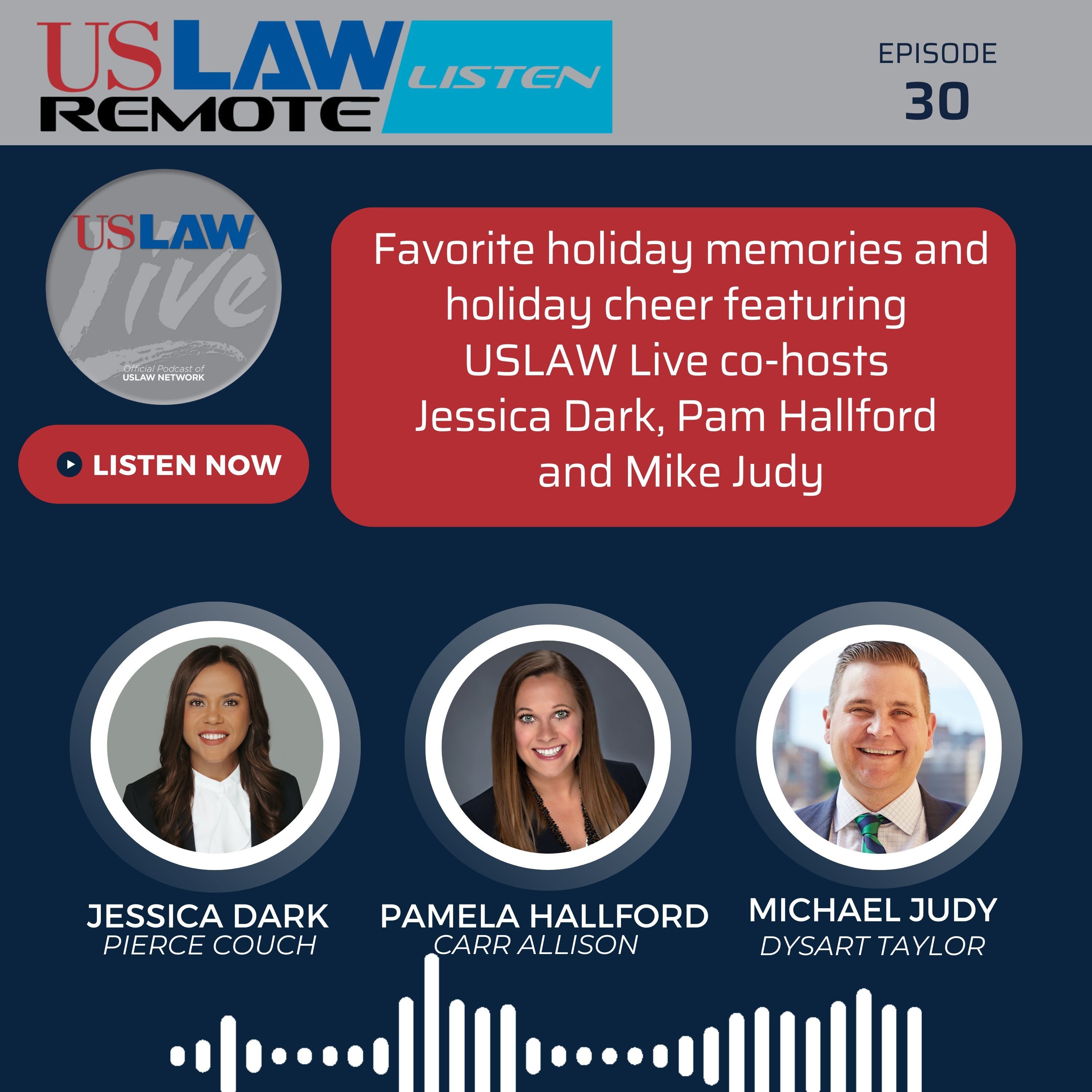 Trees, Travel and Tunes – Holiday cheer with USLAW Live co-hosts