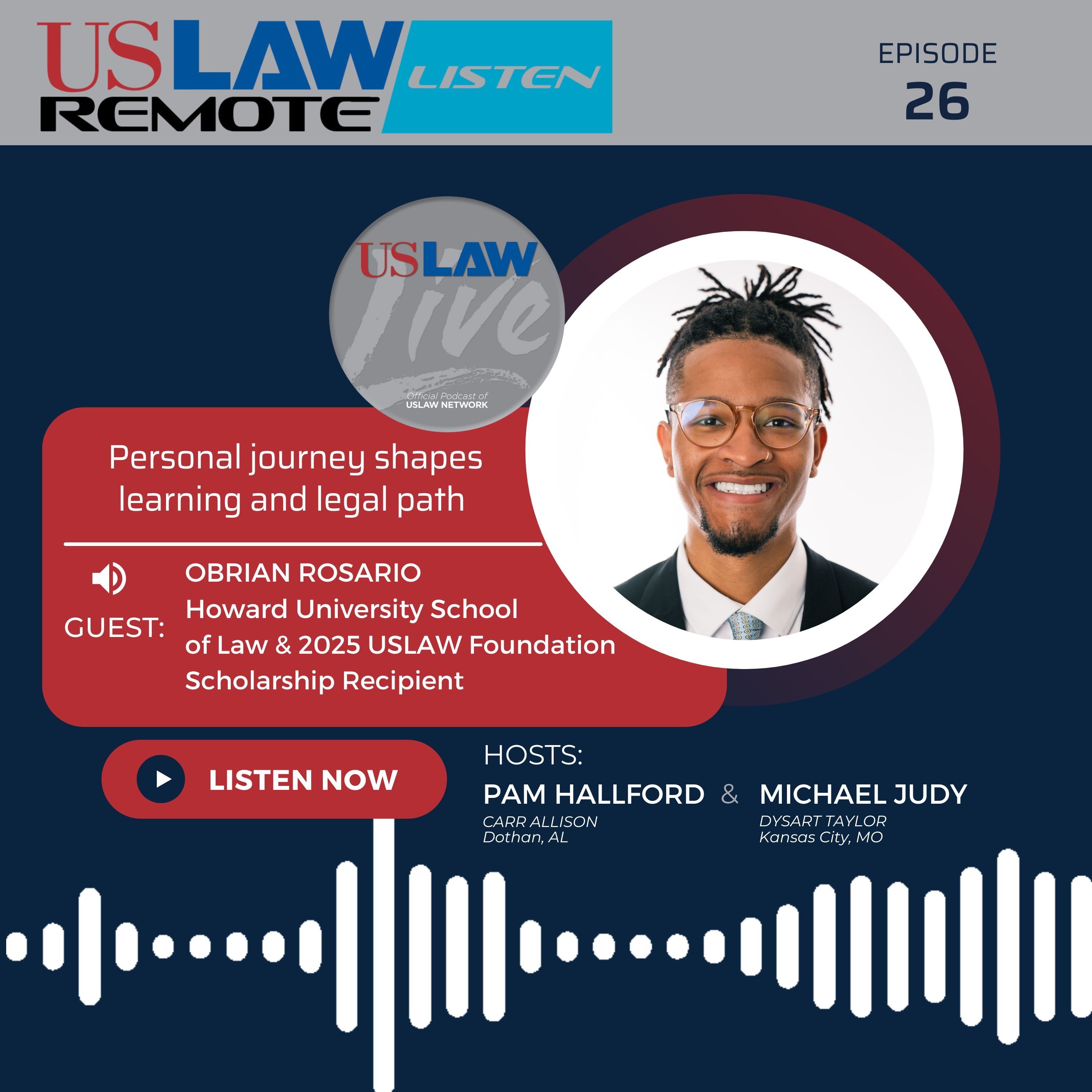 Personal journey shapes learning and legal path with Obrian Rosario