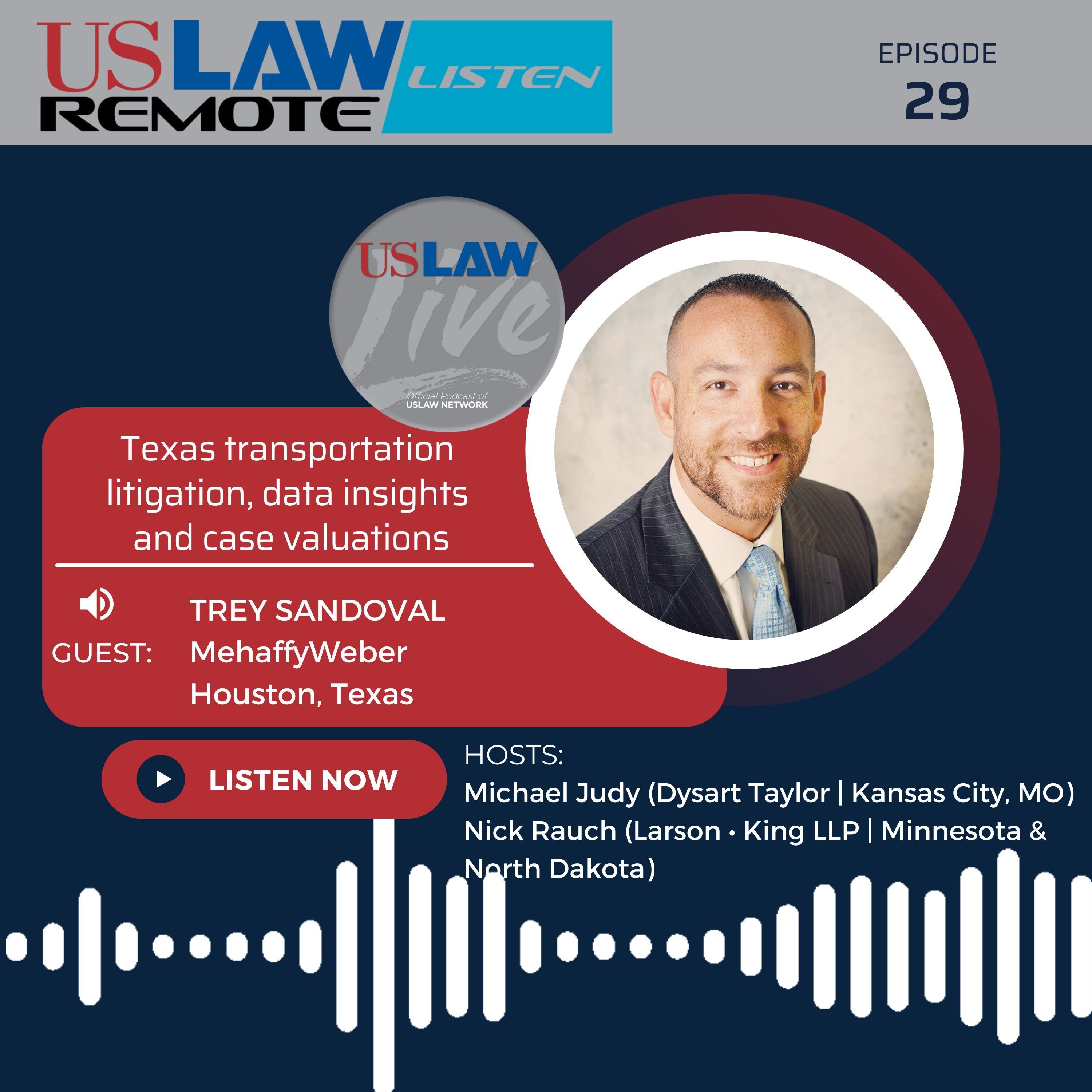 Texas transportation litigation, data insights and case valuations with Trey Sandoval