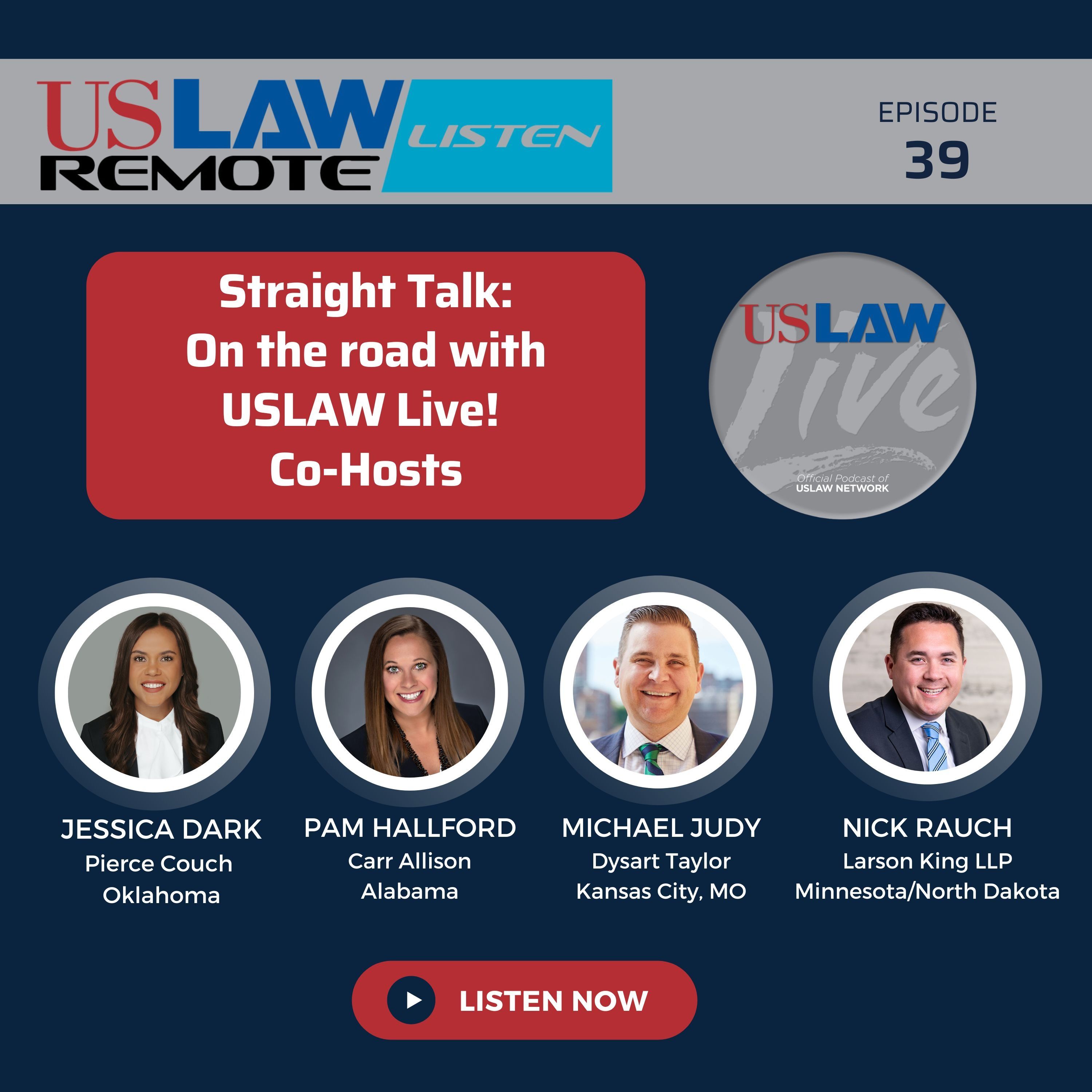 Straight Talk: On the road with USLAW Live! co-hosts
