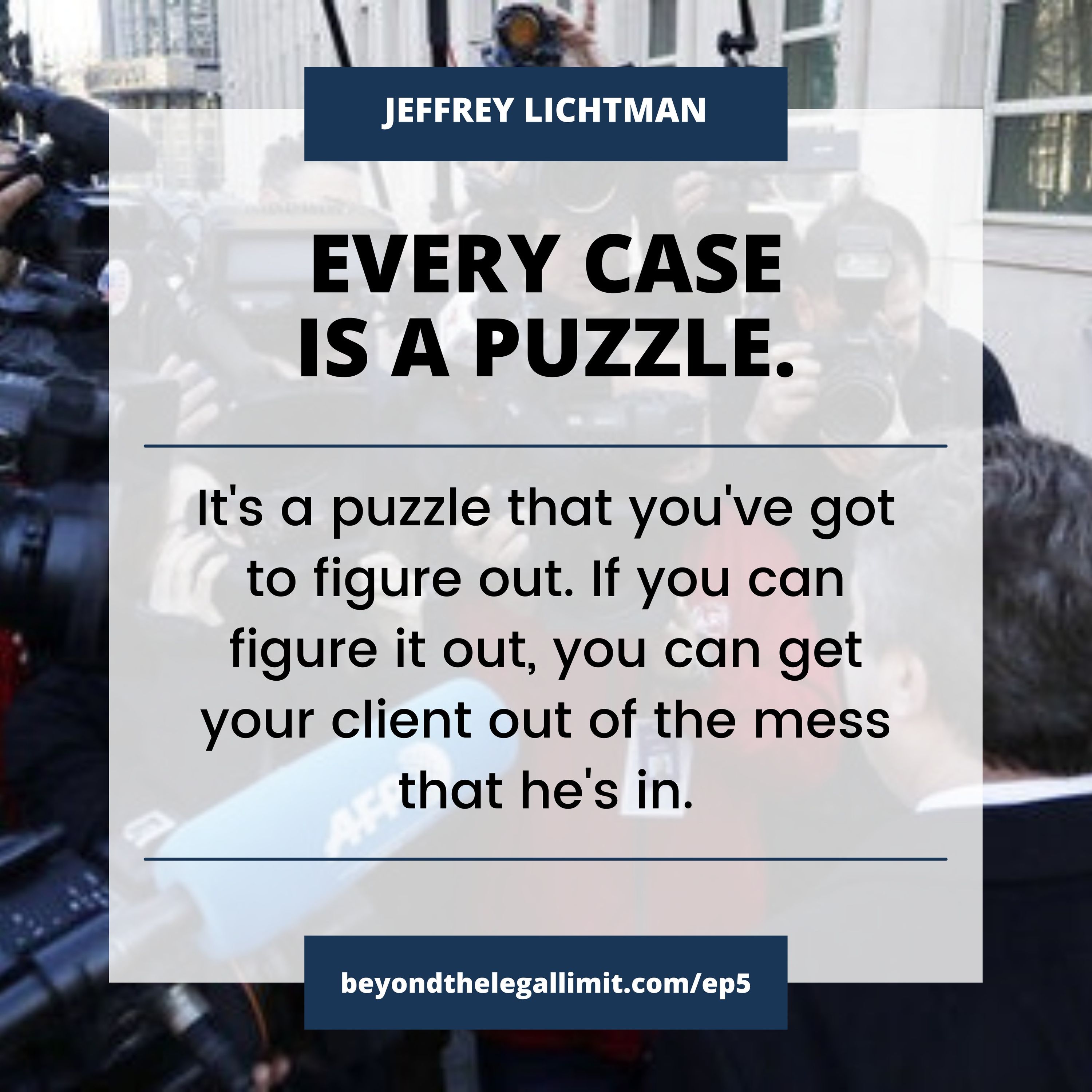 Beyond the Legal Limit with Jeffrey Lichtman