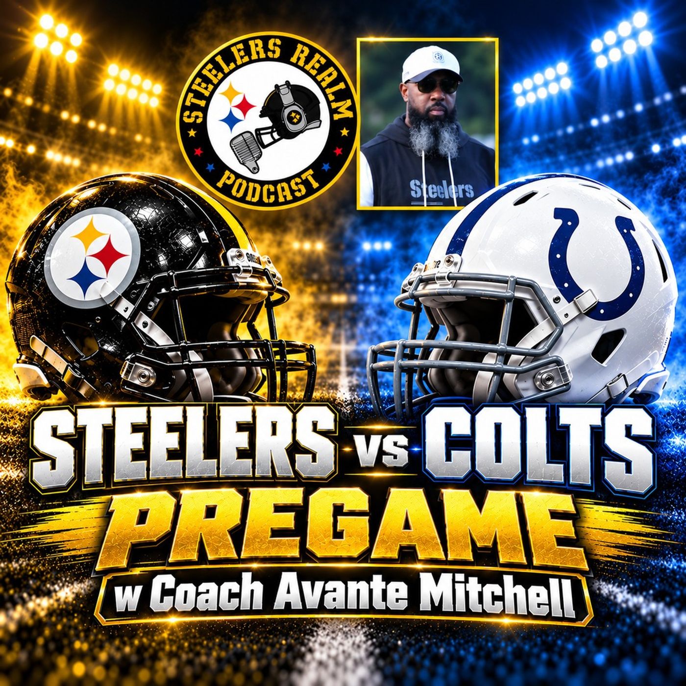 Steelers vs Colts Pregame w special guest Coach Avante Mitchell SRP S8-E22-383