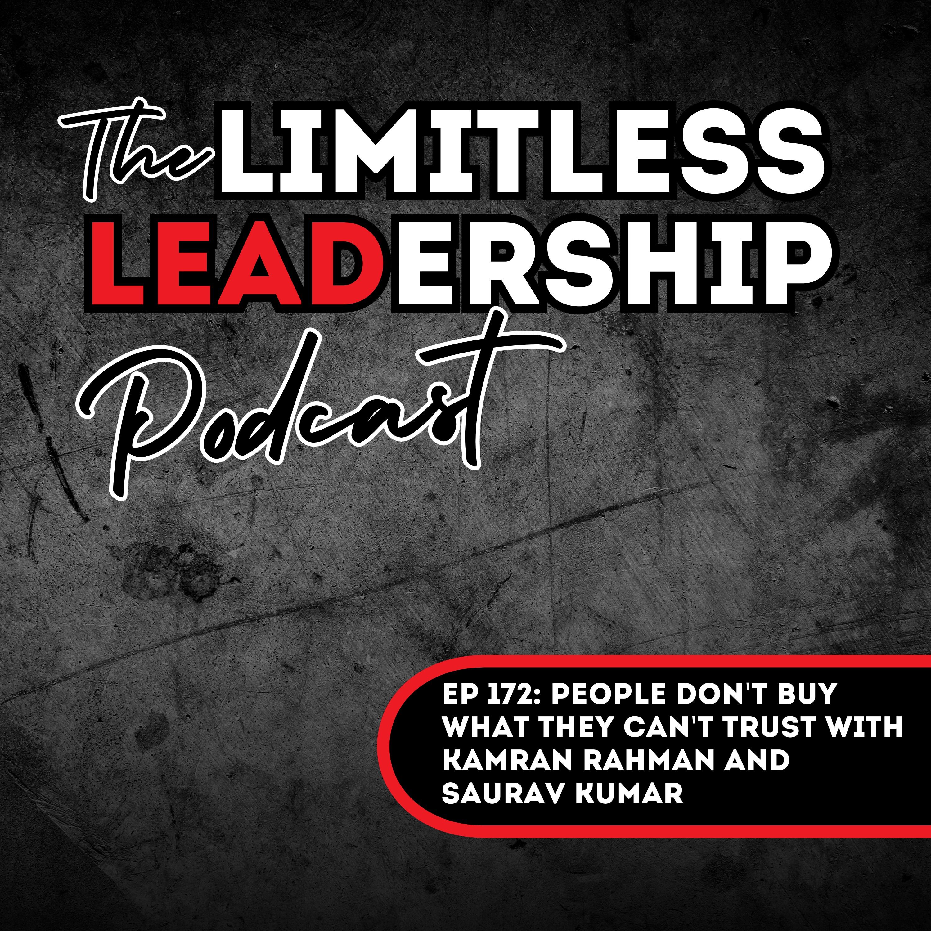 Ep 172: People Don't Buy What They Can't Trust with Kamran Rahman and Saurav Kumar episode artwork
