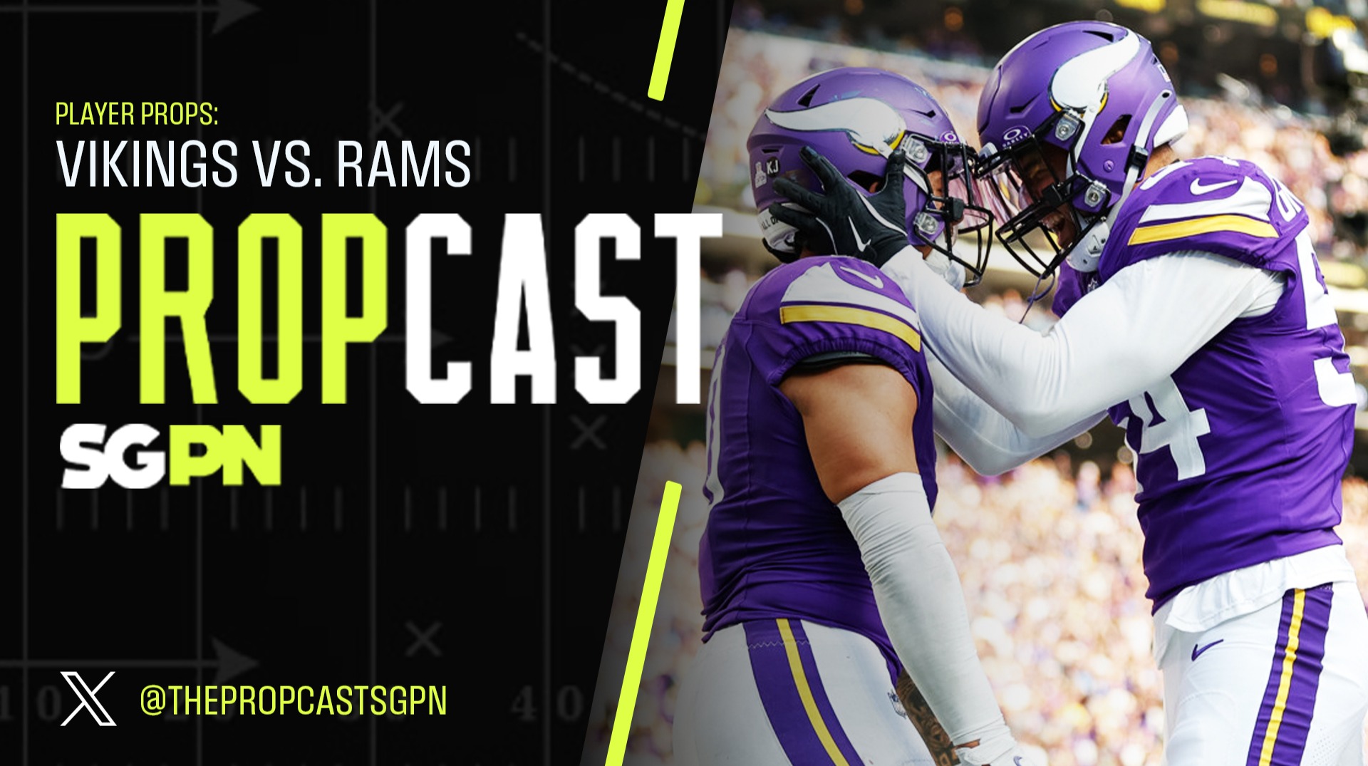 NFL Week 8 Thursday Night Football Player Props: Vikings vs. Rams (Ep. 324)