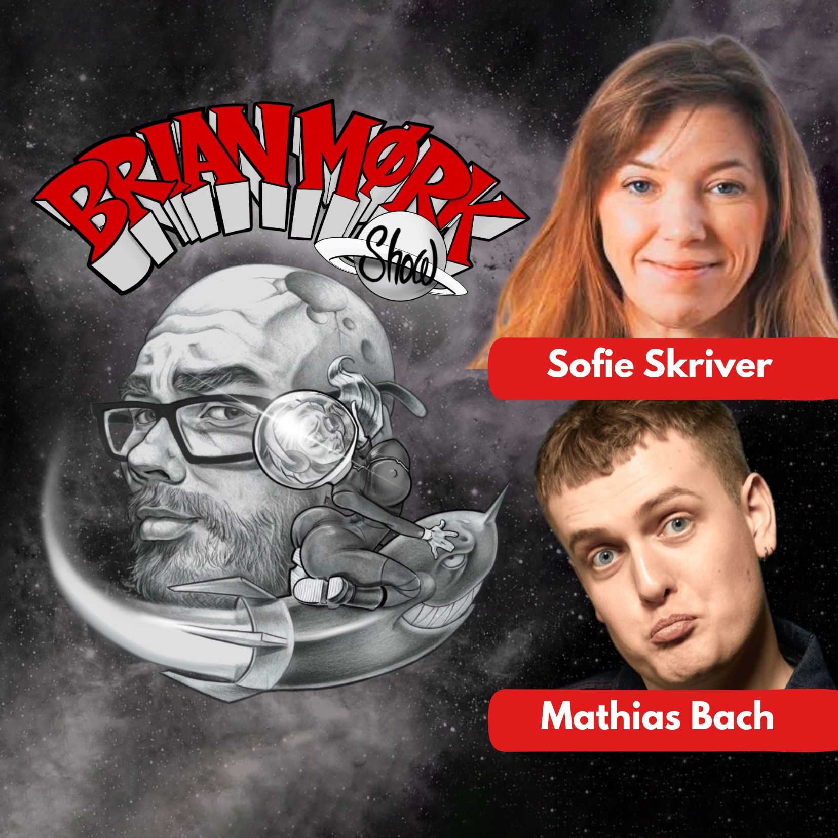 Brian Mørk Show #670: UP Comedy Festival special m. Sofie Skriver & Mathias Bach