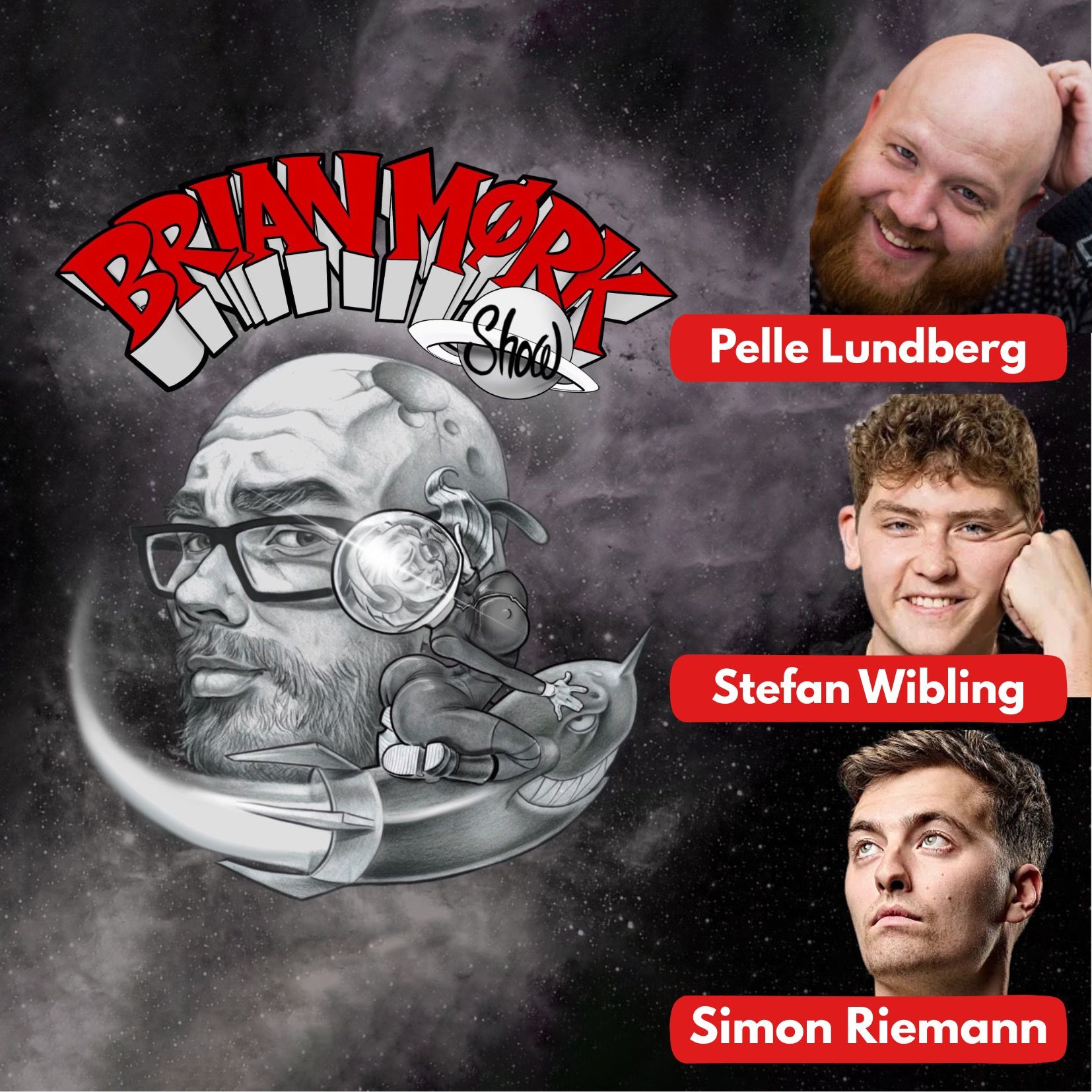 Brian Mørk Show #638: Pelle Lundberg & Stefan Wibling & Simon Riemann