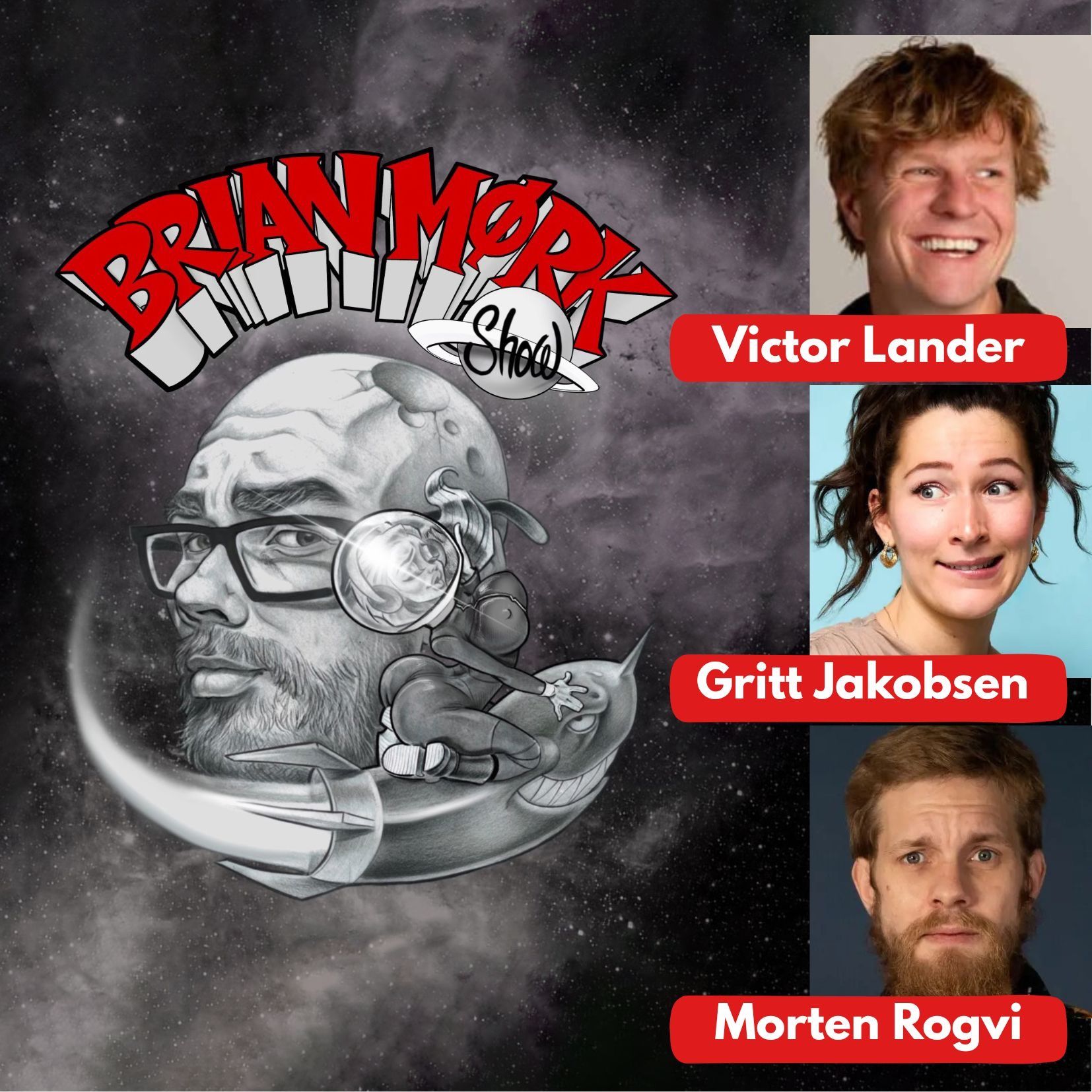 Brian Mørk Show #632: Nytårsspecial m. Victor Lander & Gritt Jakobsen & Morten Rogvi episode artwork