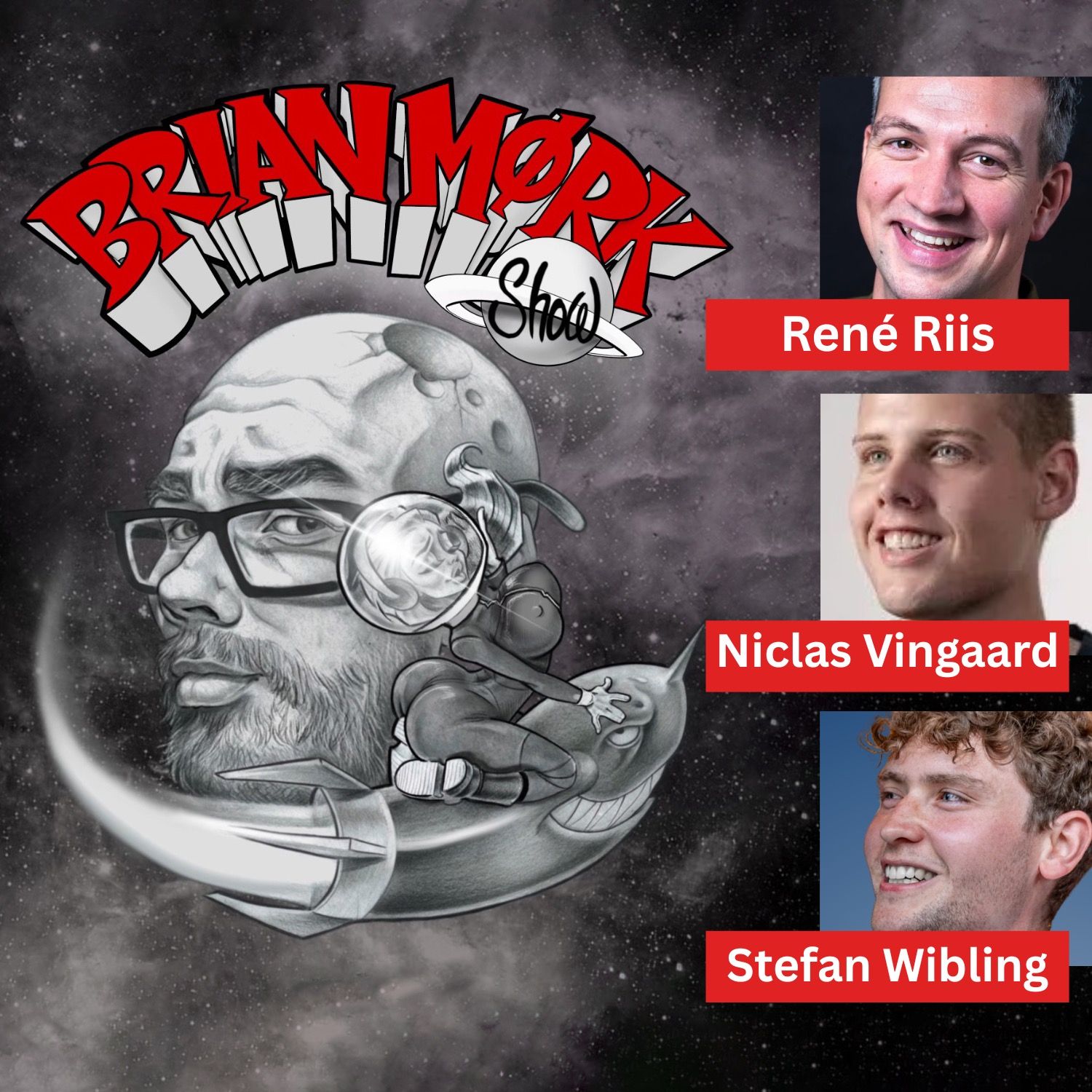 Brian Mørk Show #630: Julespecial m. René Riis & Niclas Vingaard & Stefan Wibling episode artwork