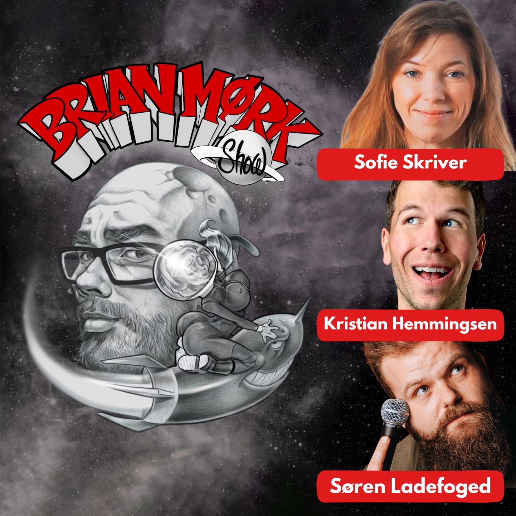 Brian Mørk Show #653: Sofie Skriver & Kristian Hemmingsen & Søren Ladefoged — Brian Mørk Show cover