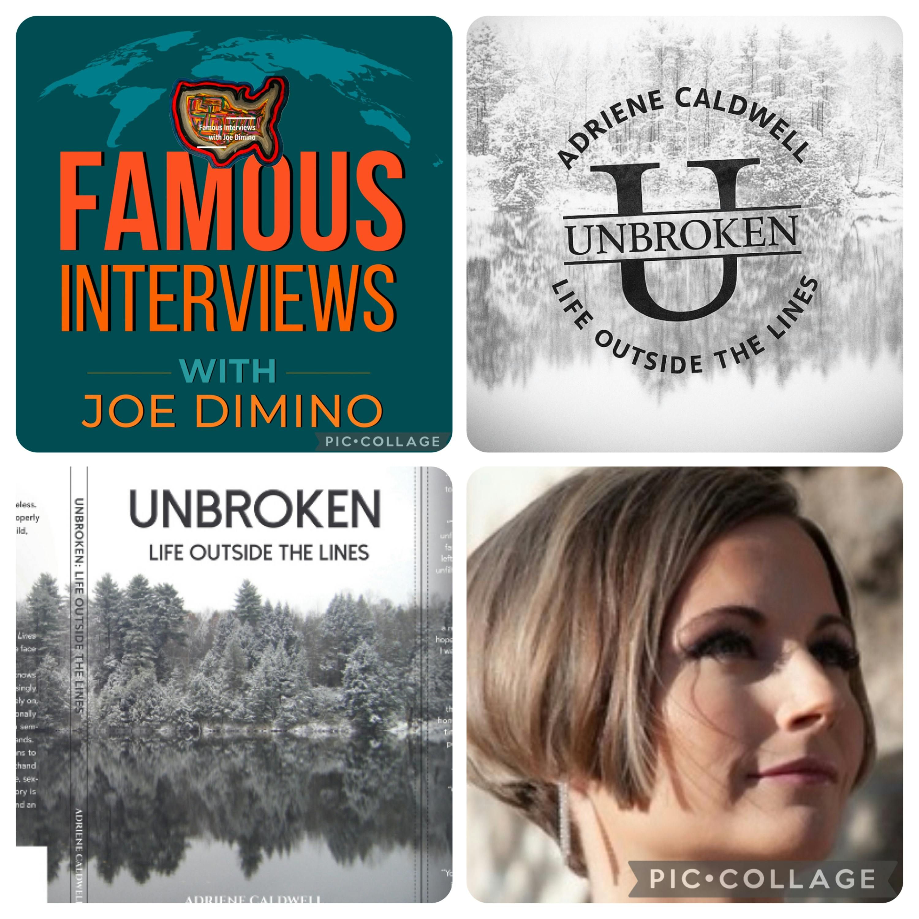 Author of Unbroken: Life Outside the Lines Adriene Caldwell episode artwork