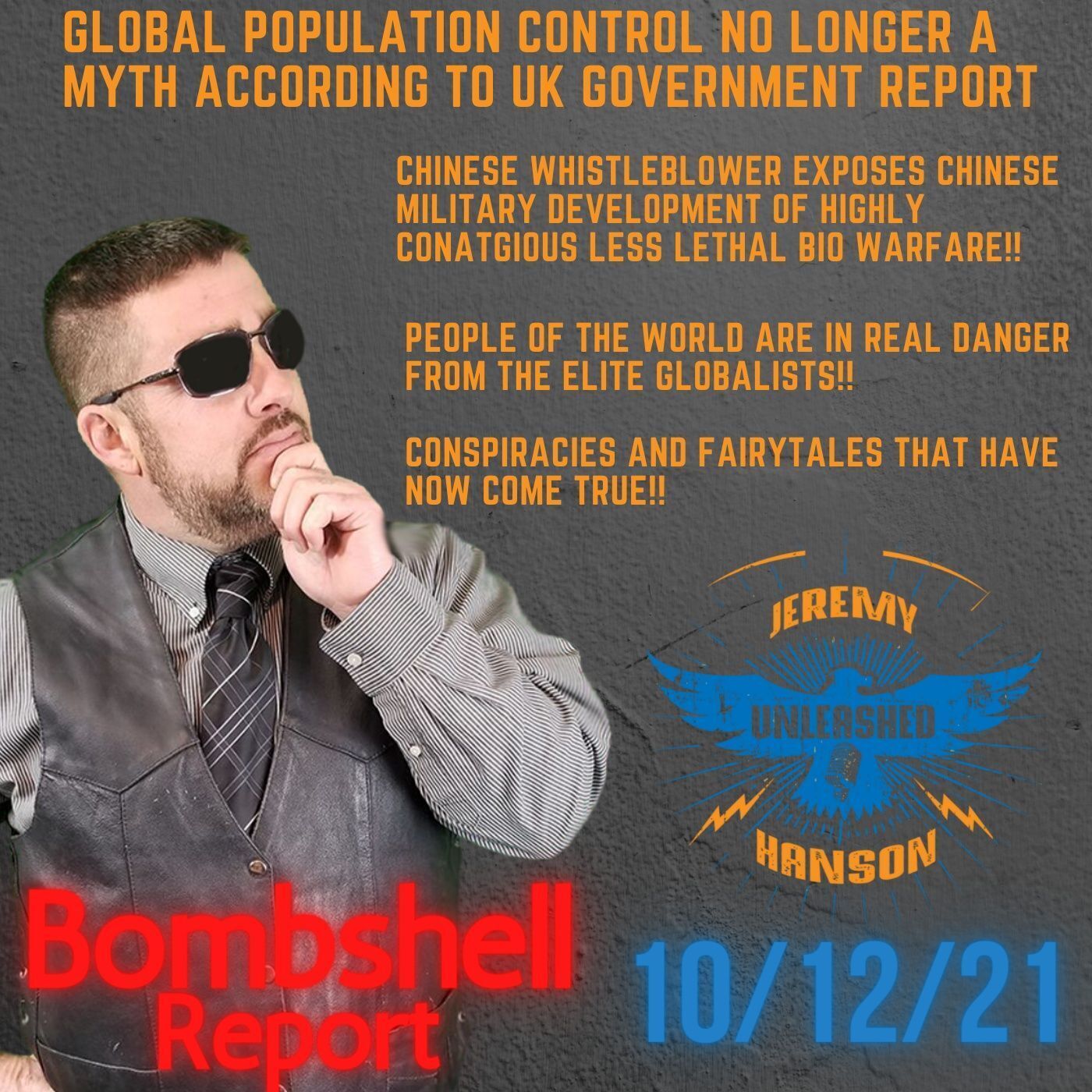 BOMBSHELL!!!!!   New UK government report says population control is real and necessary to save the earth!! episode artwork