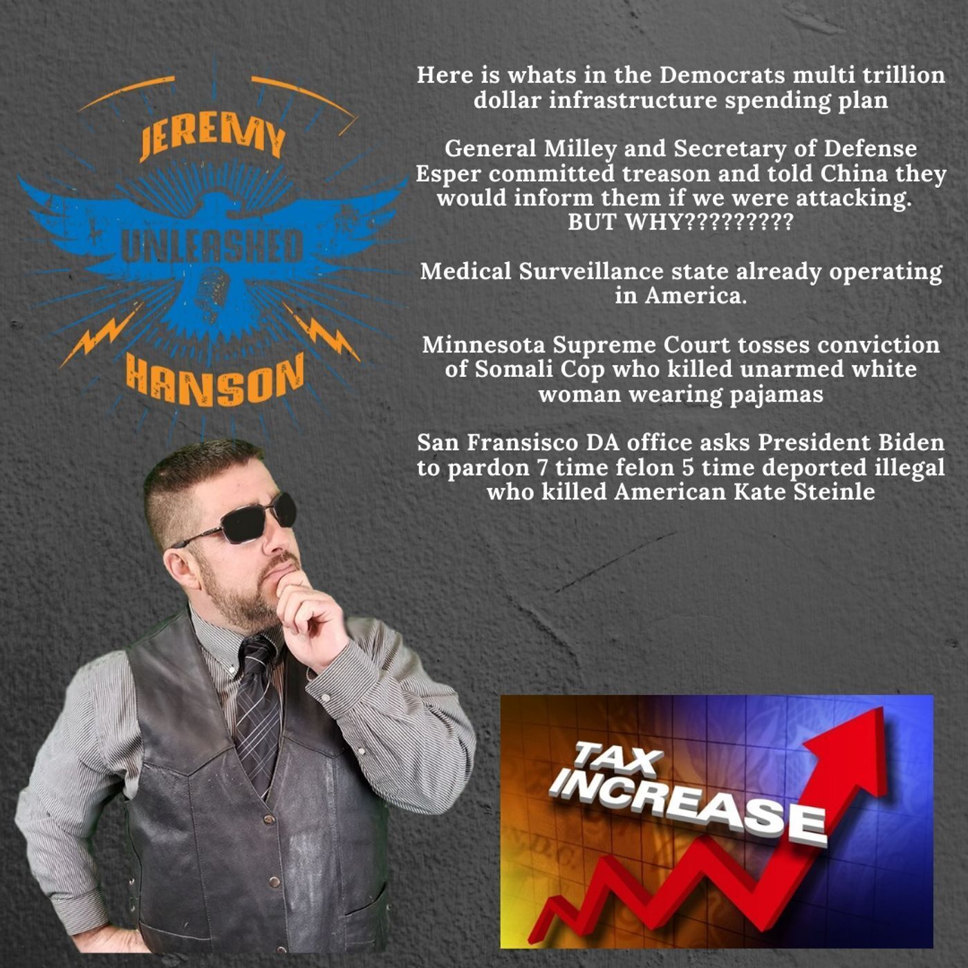 Unleashed Jeremy Hanson 9/16/21 SHOCKING - Did Trump Know China was going to release the pandemic?  Is that why Milley warned China? episode artwork
