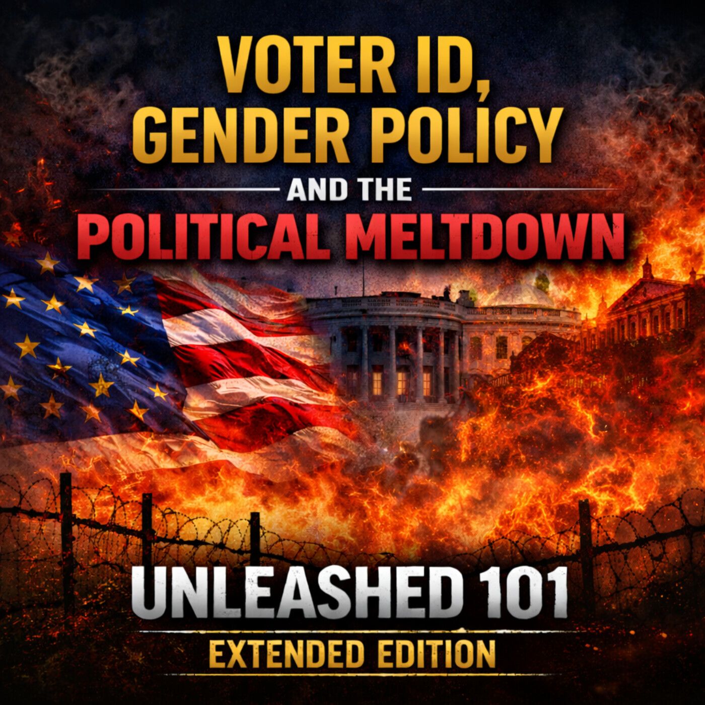 Unleashed 101 Voter ID, Gender Policy & America's Political Meltdown episode artwork
