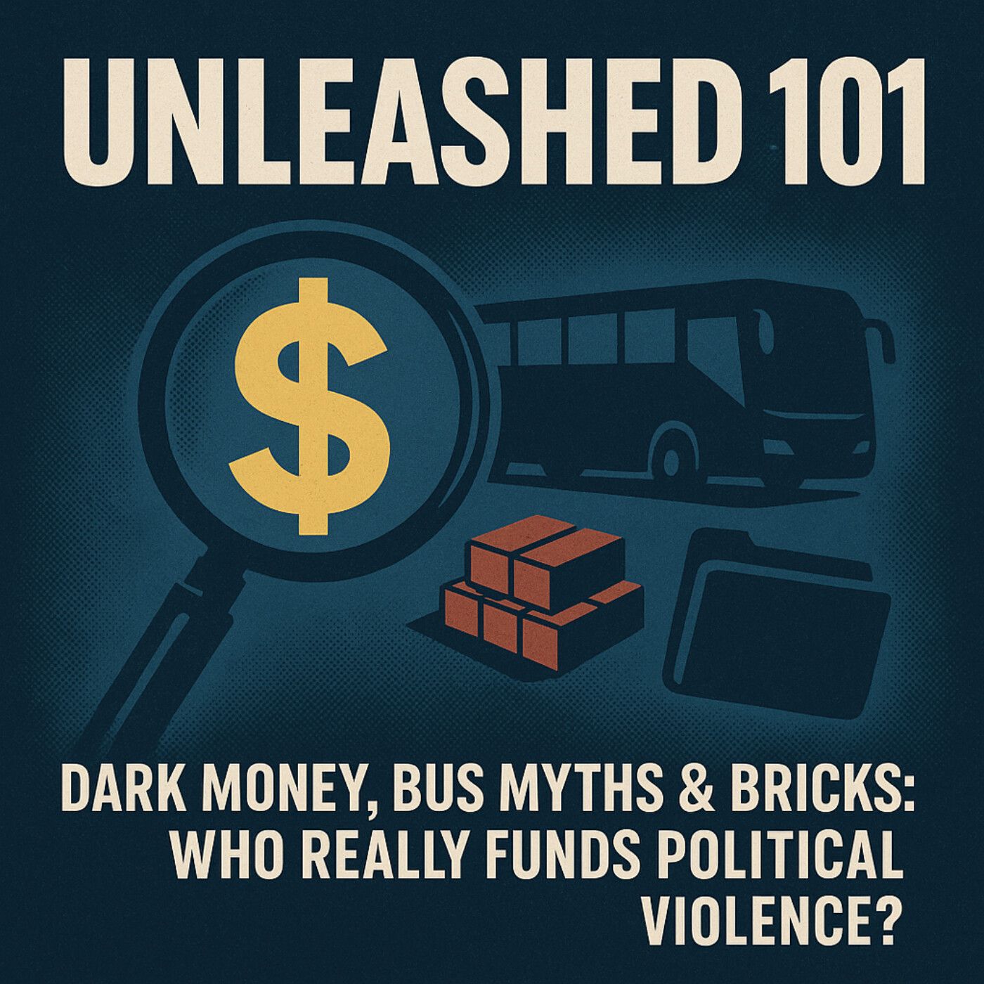 Dark Money, Bus Myths & Bricks: Who Really Funds Political Violence? episode artwork
