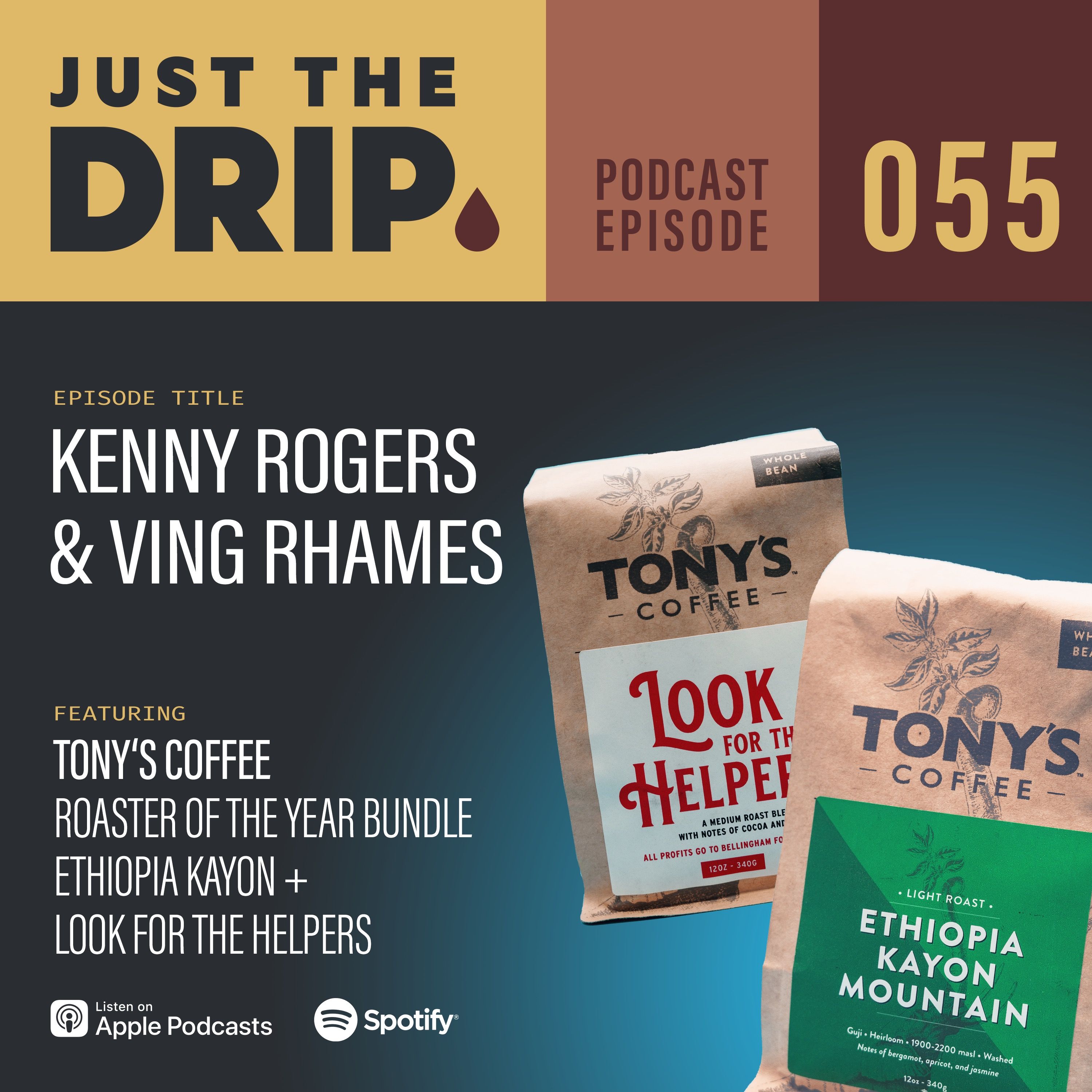 Kenny Rogers & Ving Rhames | Tony's Coffee Roaster of the Year Bundle – JTD EPS055 episode artwork