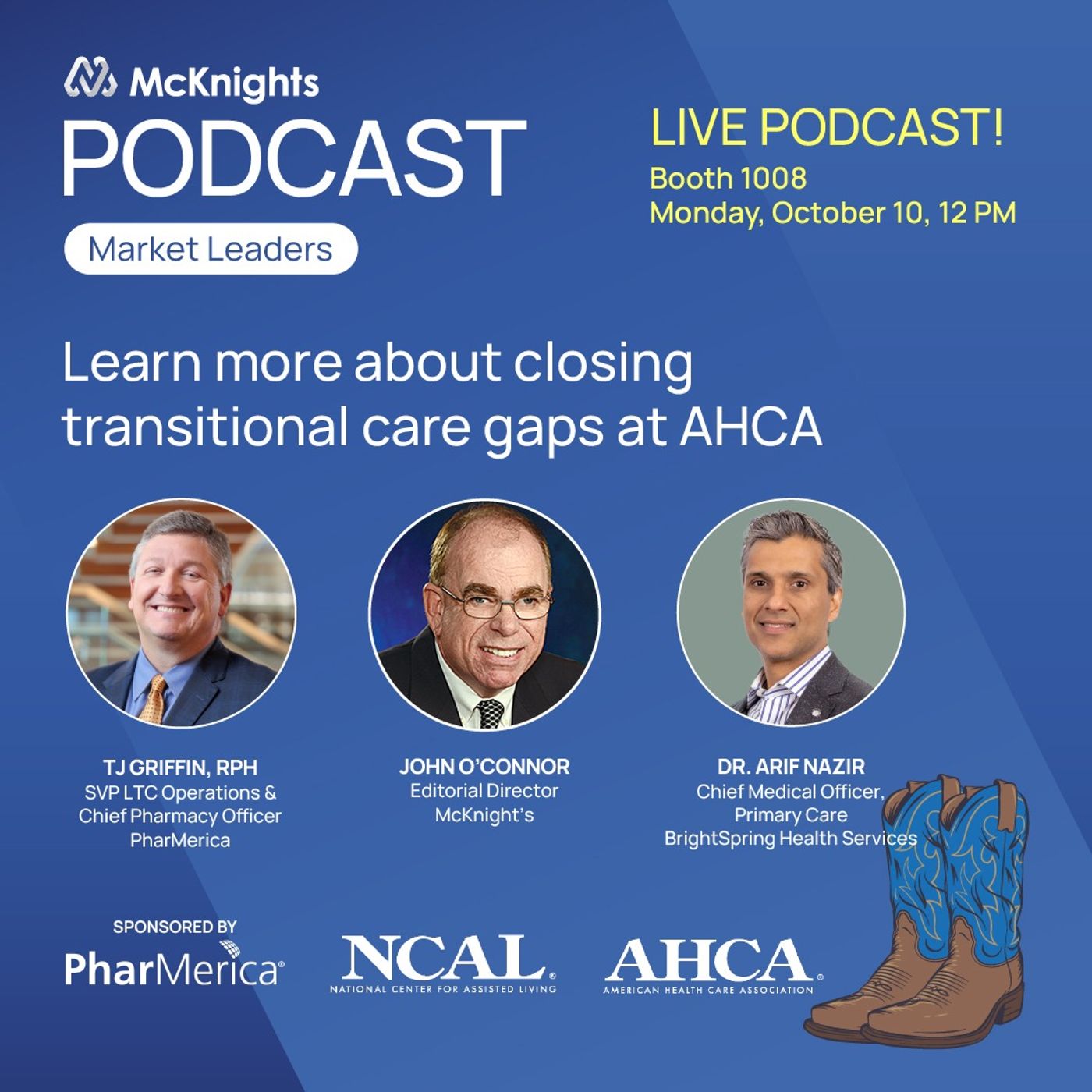 McKnight’s Live Podcast at AHCA, presented by PharMerica episode artwork