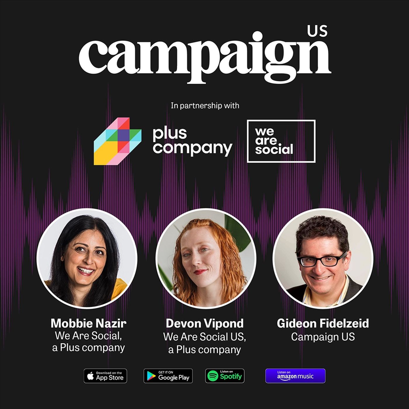 Think Forward if you want to master social media, in partnership with plus company and we are social episode artwork