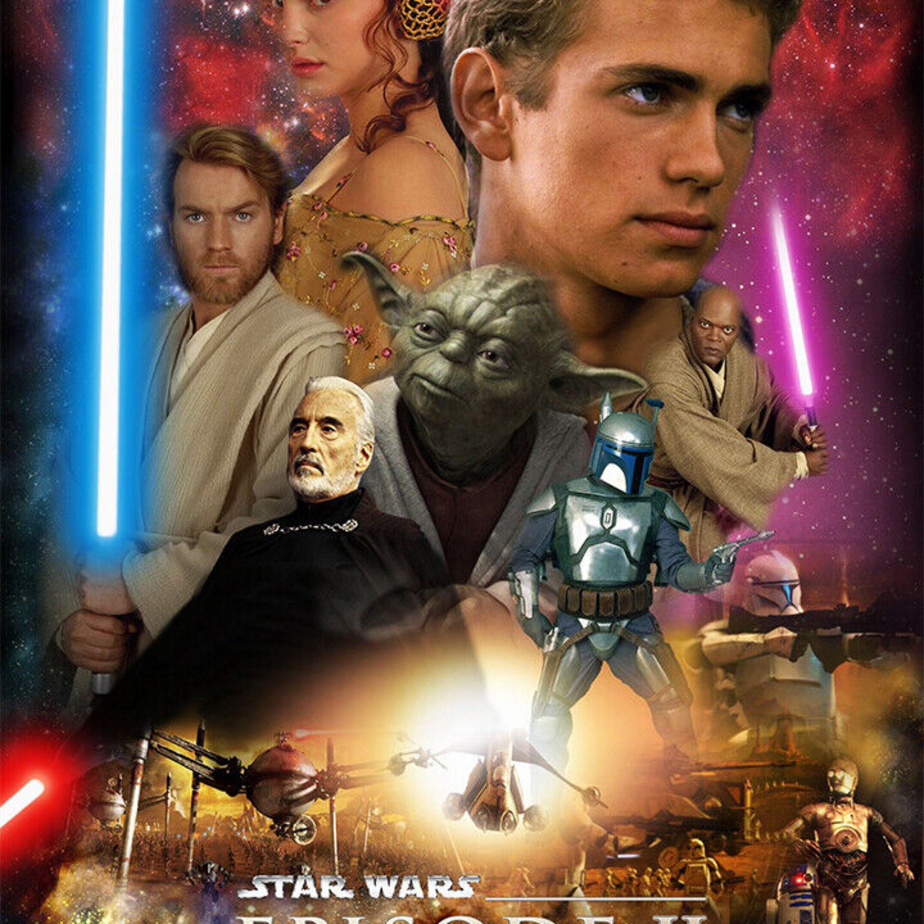 Movie the Podcast Star wars episode 2 attack of the clones episode artwork