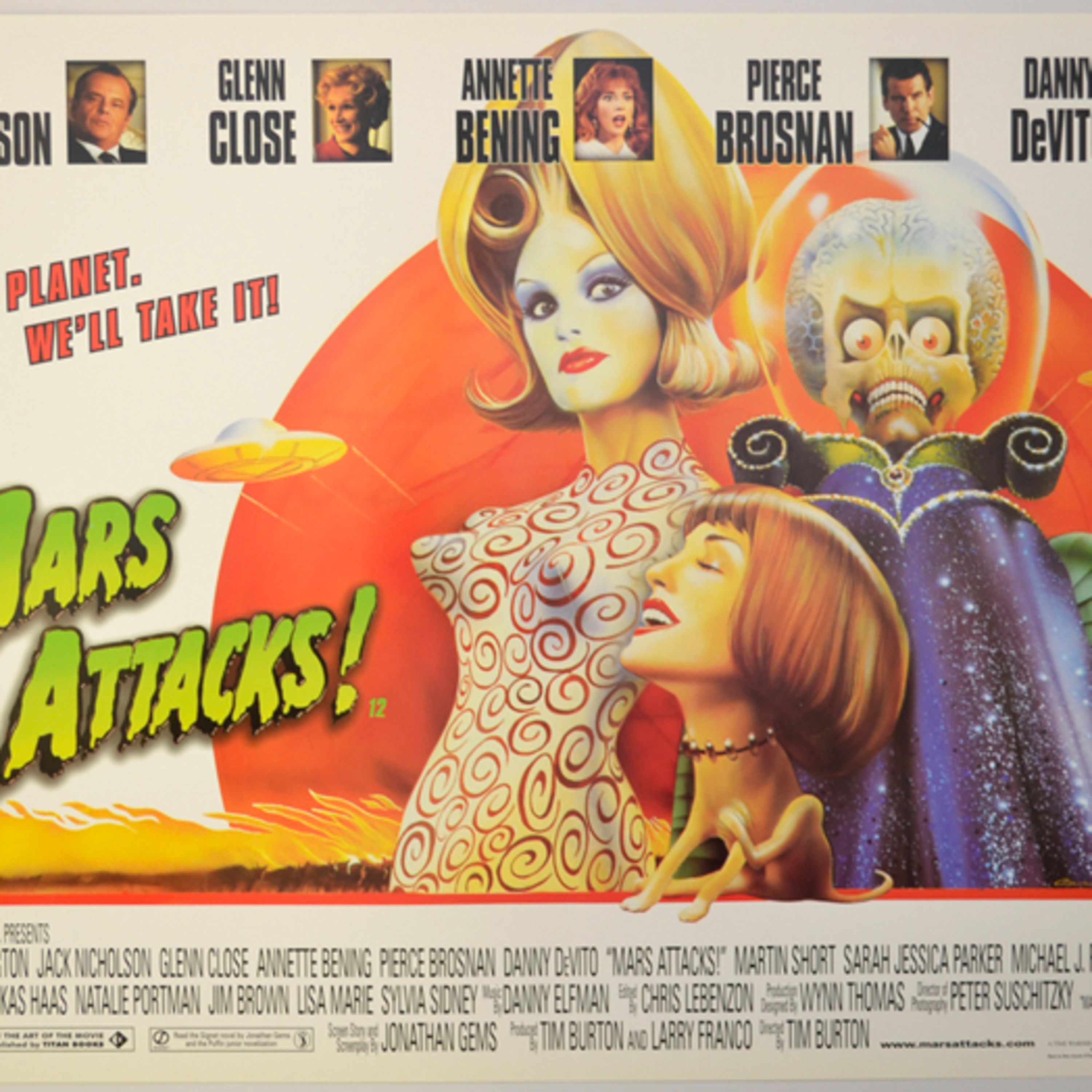 Movie the Podcast Mars attacks episode artwork