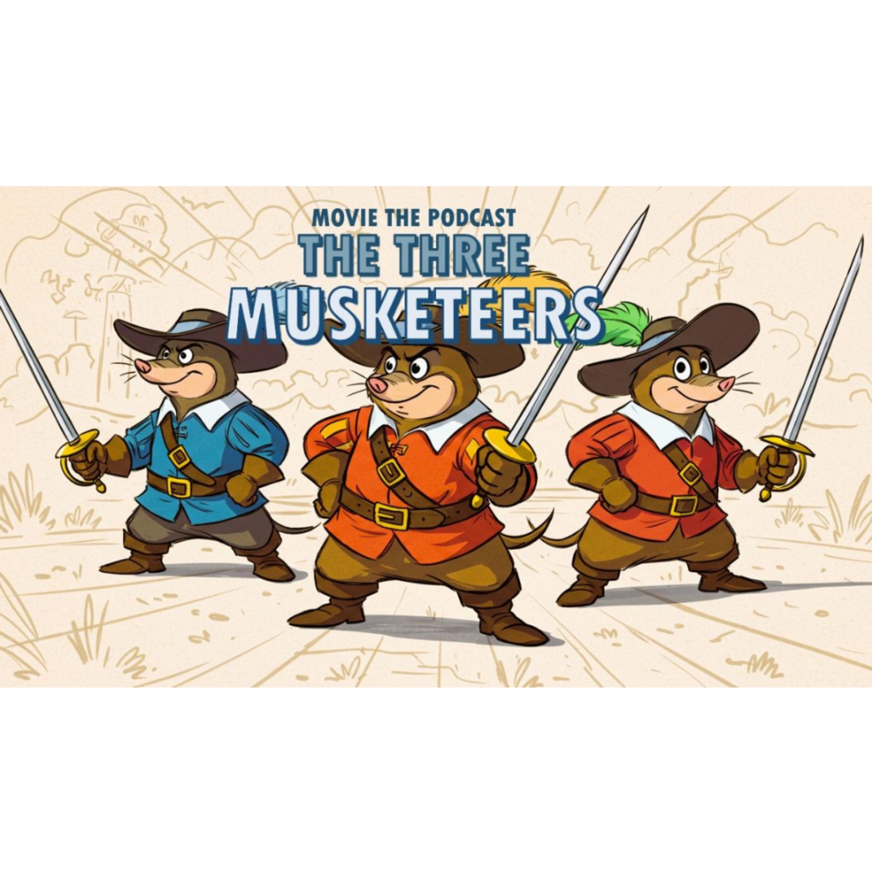 movie the podcast The three musketeers episode artwork