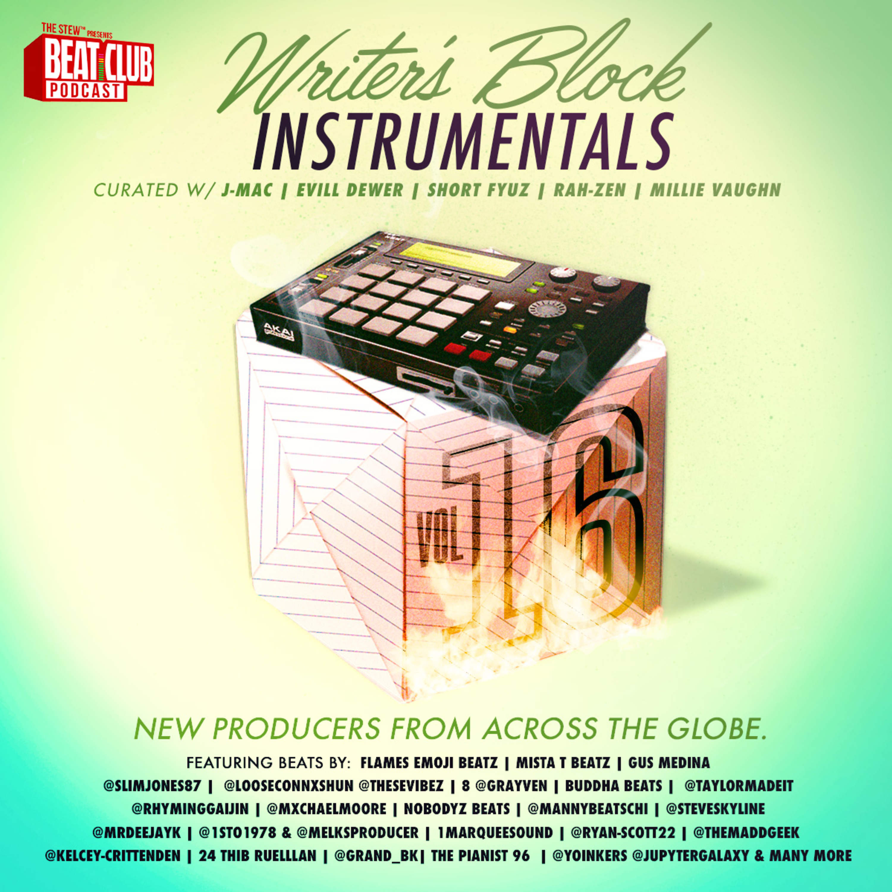The Beat Club Podcast presents: Writer's Block Instrumentals Vol. 16