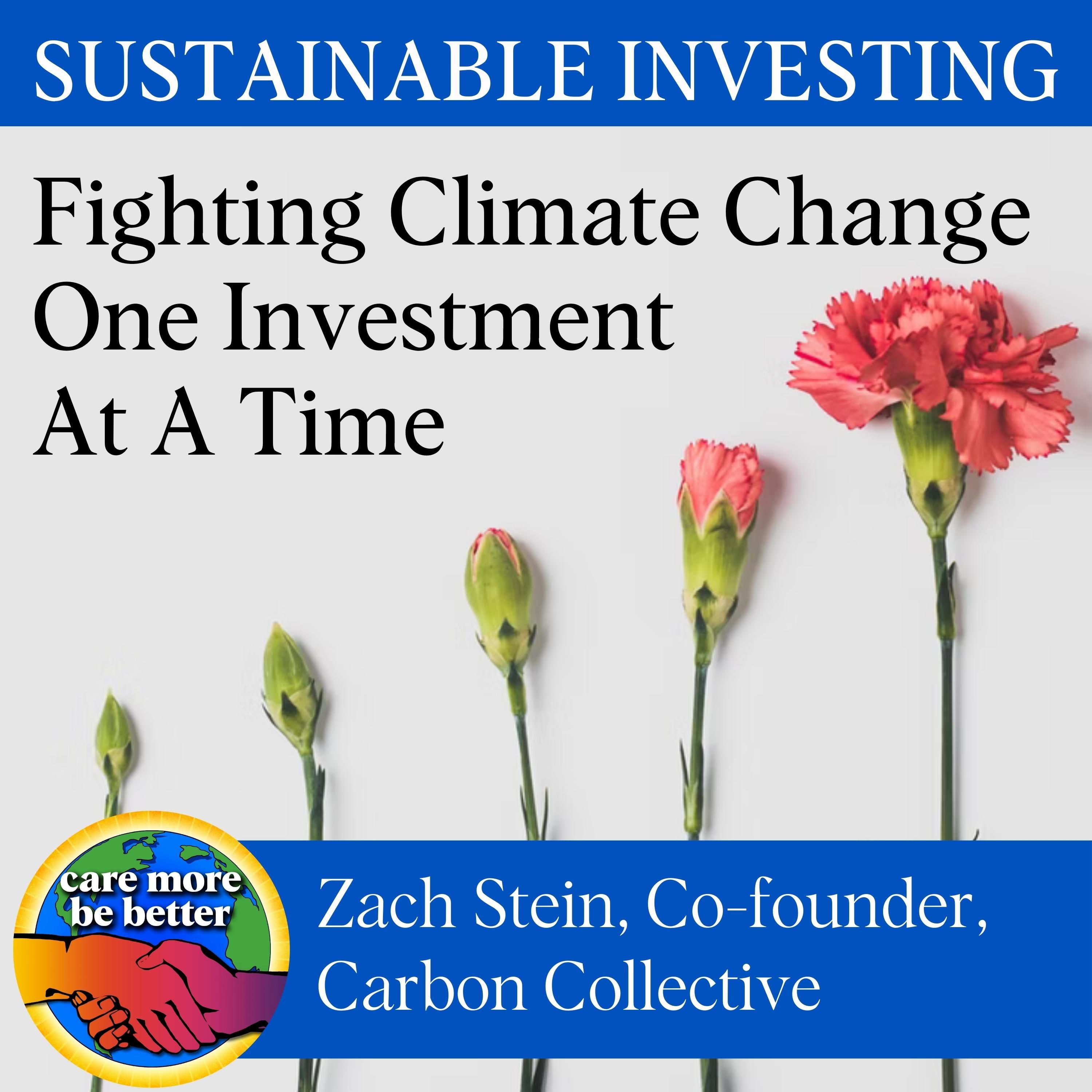 Sustainable Investing: Fighting Climate Change One Investment At A Time With Zach Stein, Carbon Collective