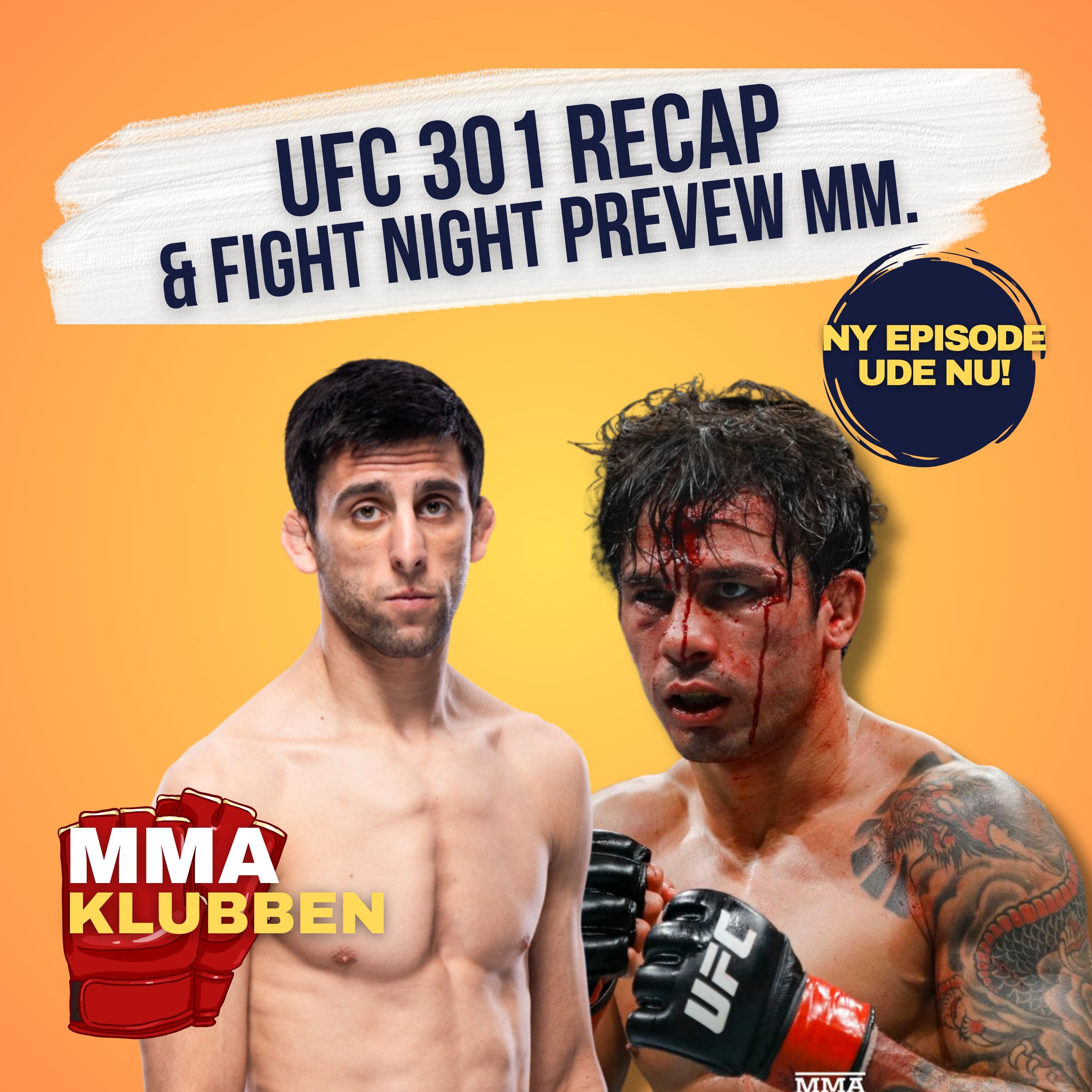 UFC 301 Recap & UFC Fight Night Preview - Nogle fede fights i blandt episode artwork